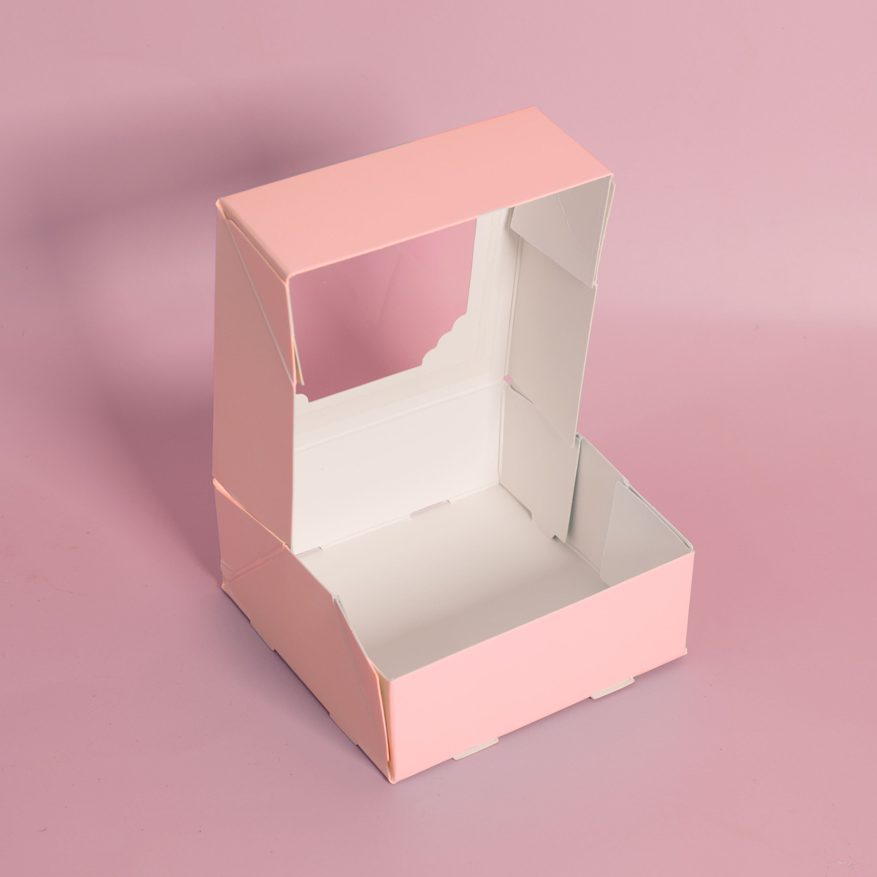 Papyrus Scalloped Small Treat Box Pastel Pink 5 Pack