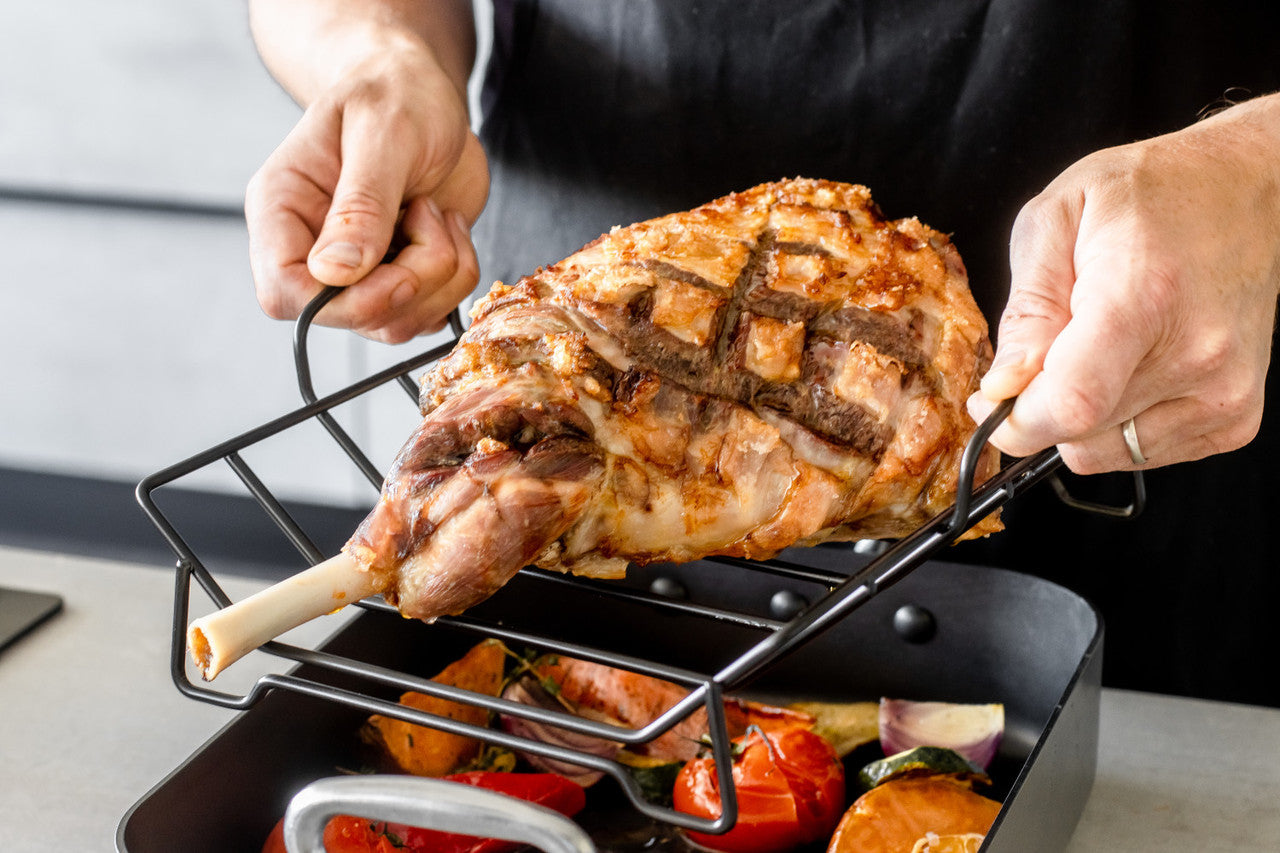 MasterCraft Non Stick Roaster with Rack 40 x 28cm
