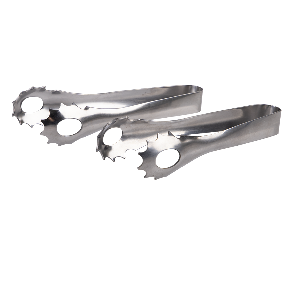 Appetito Stainless Steel Appetiser Tongs – Set of 2, 13cm