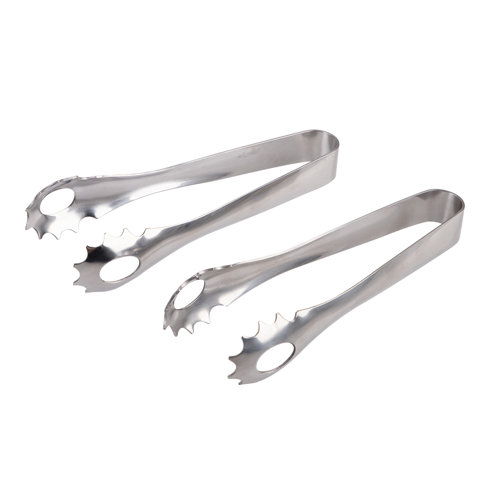 Appetito Stainless Steel Appetiser Tongs – Set of 2, 13cm