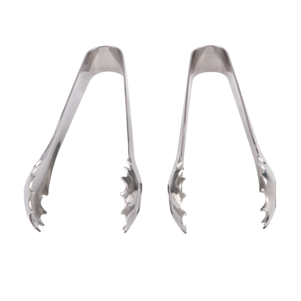 Appetito Stainless Steel Appetiser Tongs – Set of 2, 13cm