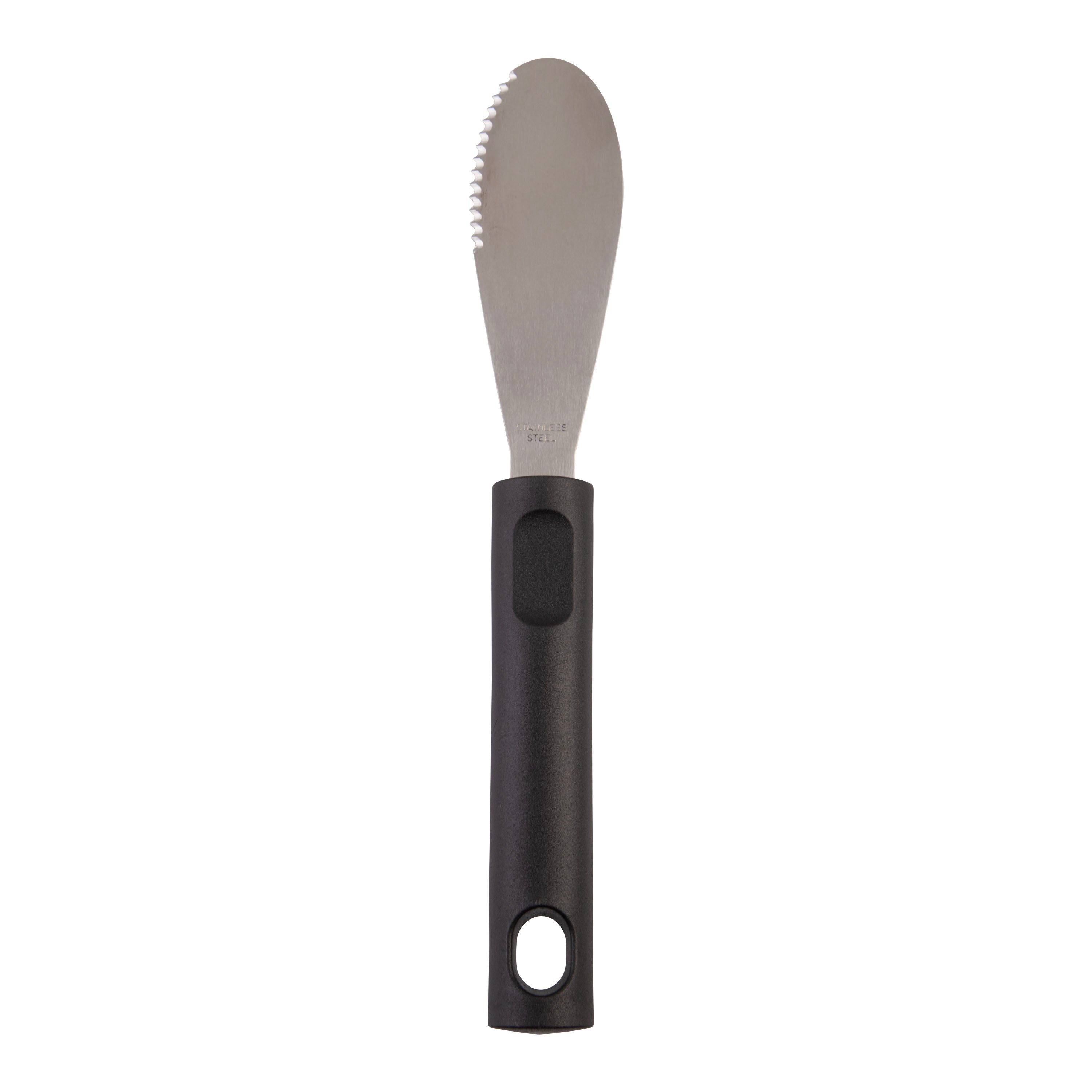 Appetito Stainless Steel Sandwich Knife with Black Handle