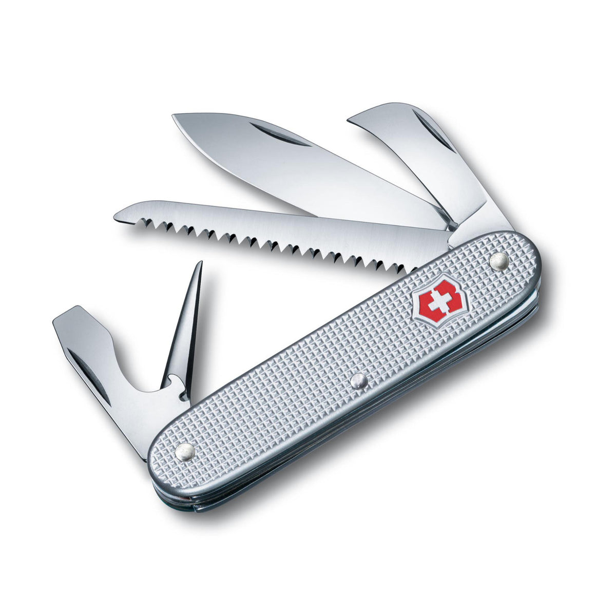 Victorinox Swiss Army 7 Alox Swiss Army Knife (Silver)