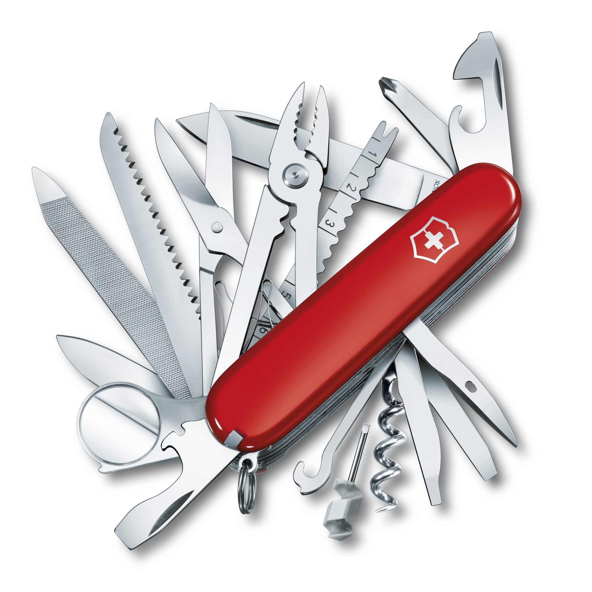 Victorinox SwissChamp Swiss Army Knife Blue Transparent