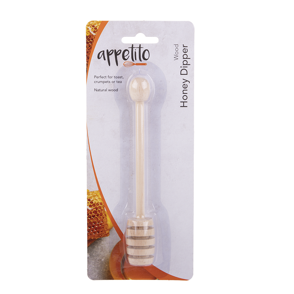 Appetito Wood Honey Dipper