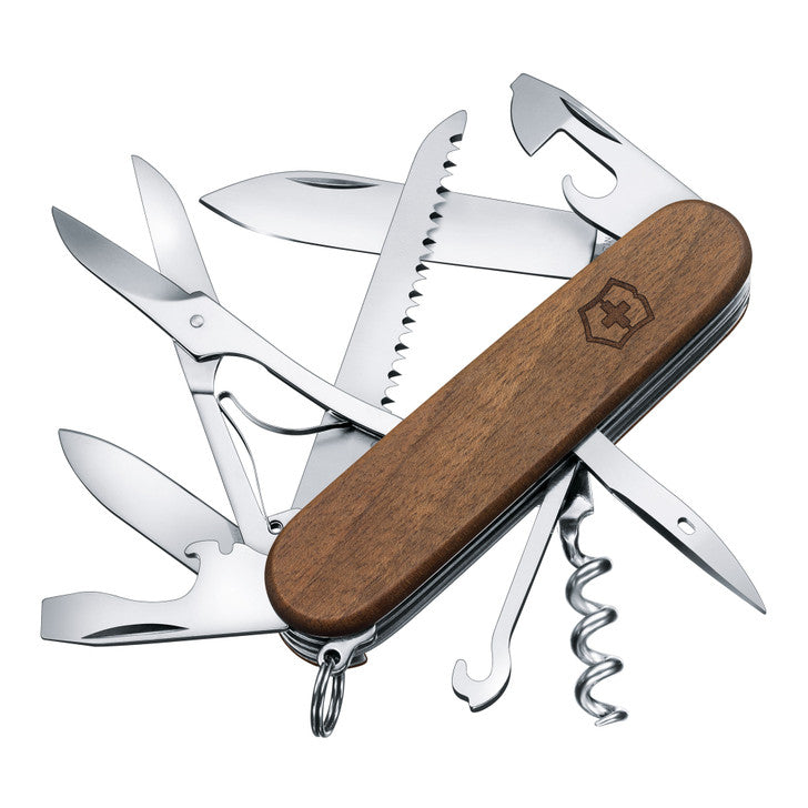 Victorinox Huntsman Swiss Army Knife Wood