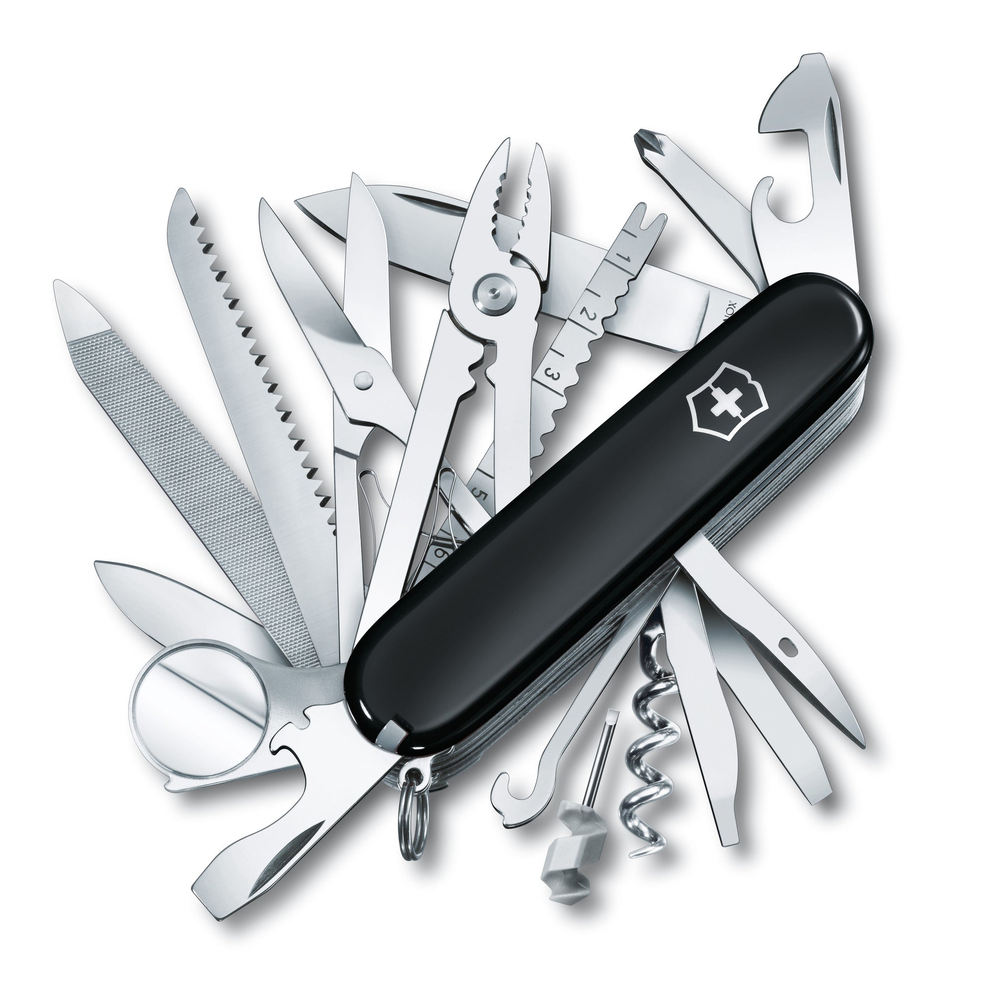 Victorinox SwissChamp Swiss Army Knife Blue Transparent