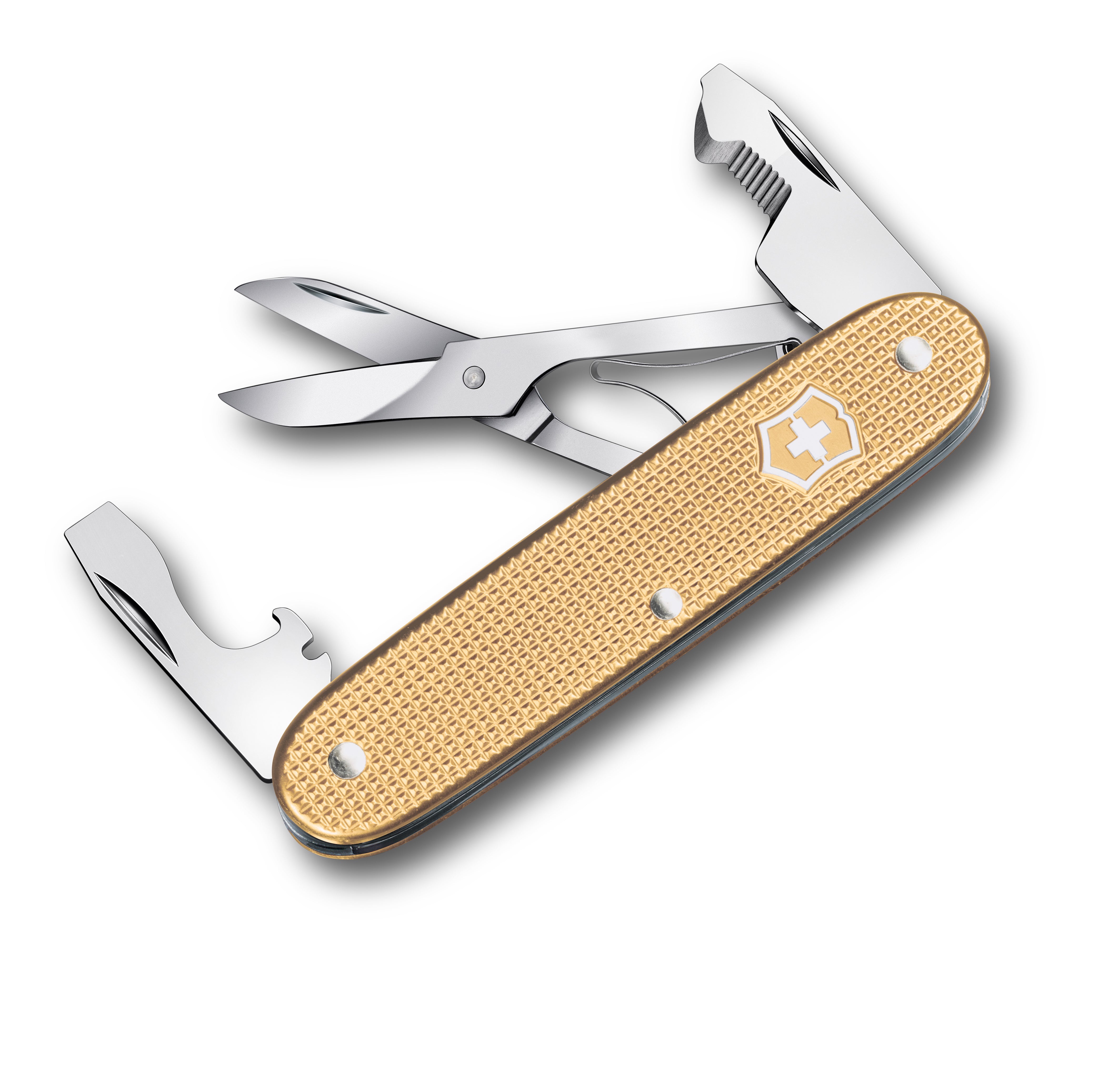 Victorinox Companion Slim Alox Swiss Army Knife - Gold