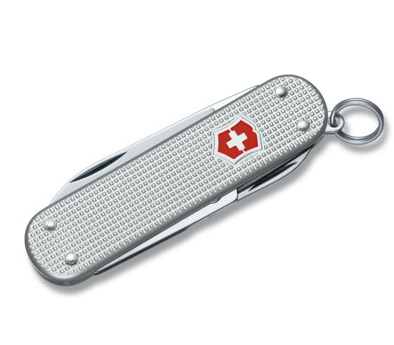 Victorinox Classic SD Alox Swiss Army Knife - Silver