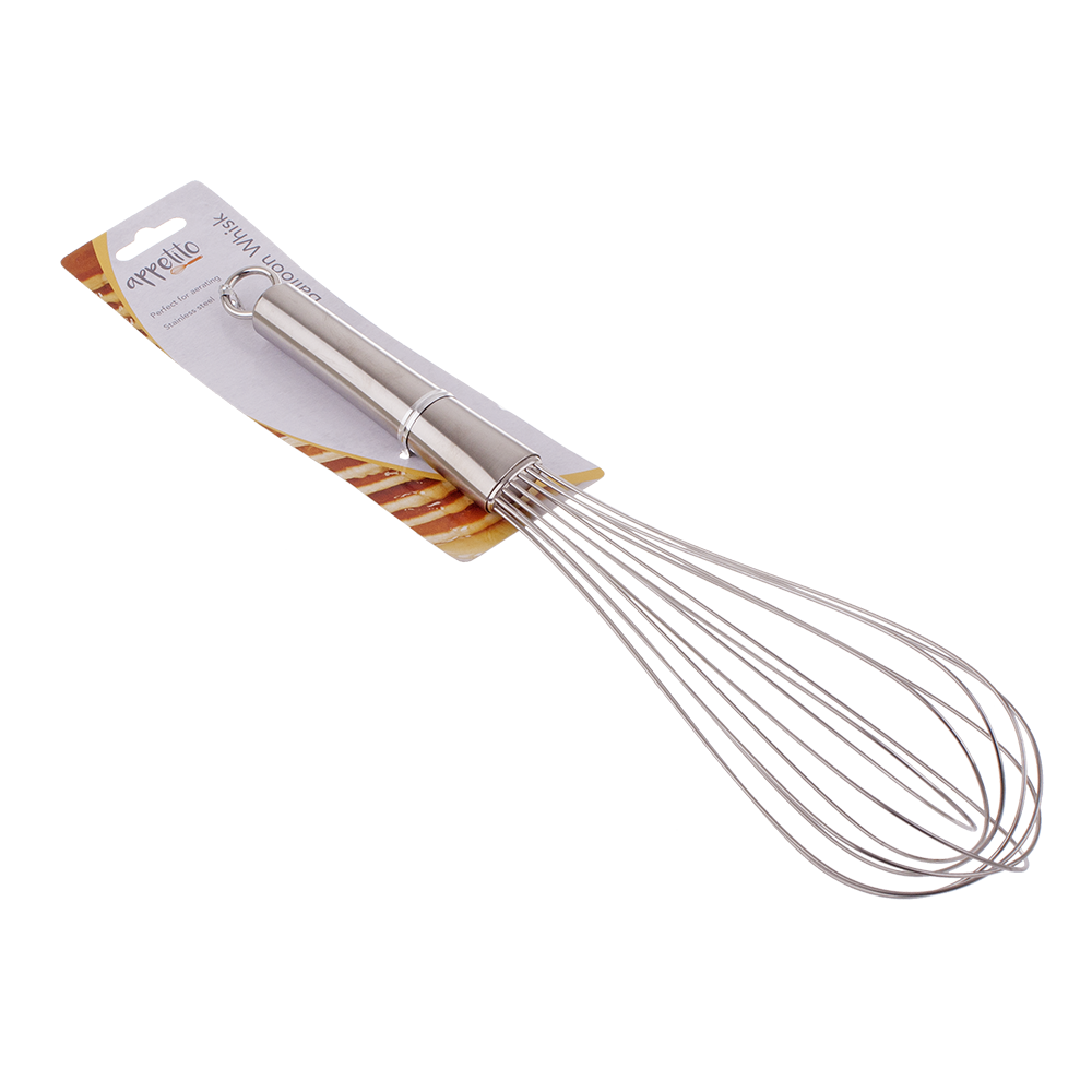Appetito Stainless Steel Balloon Whisk 30cm