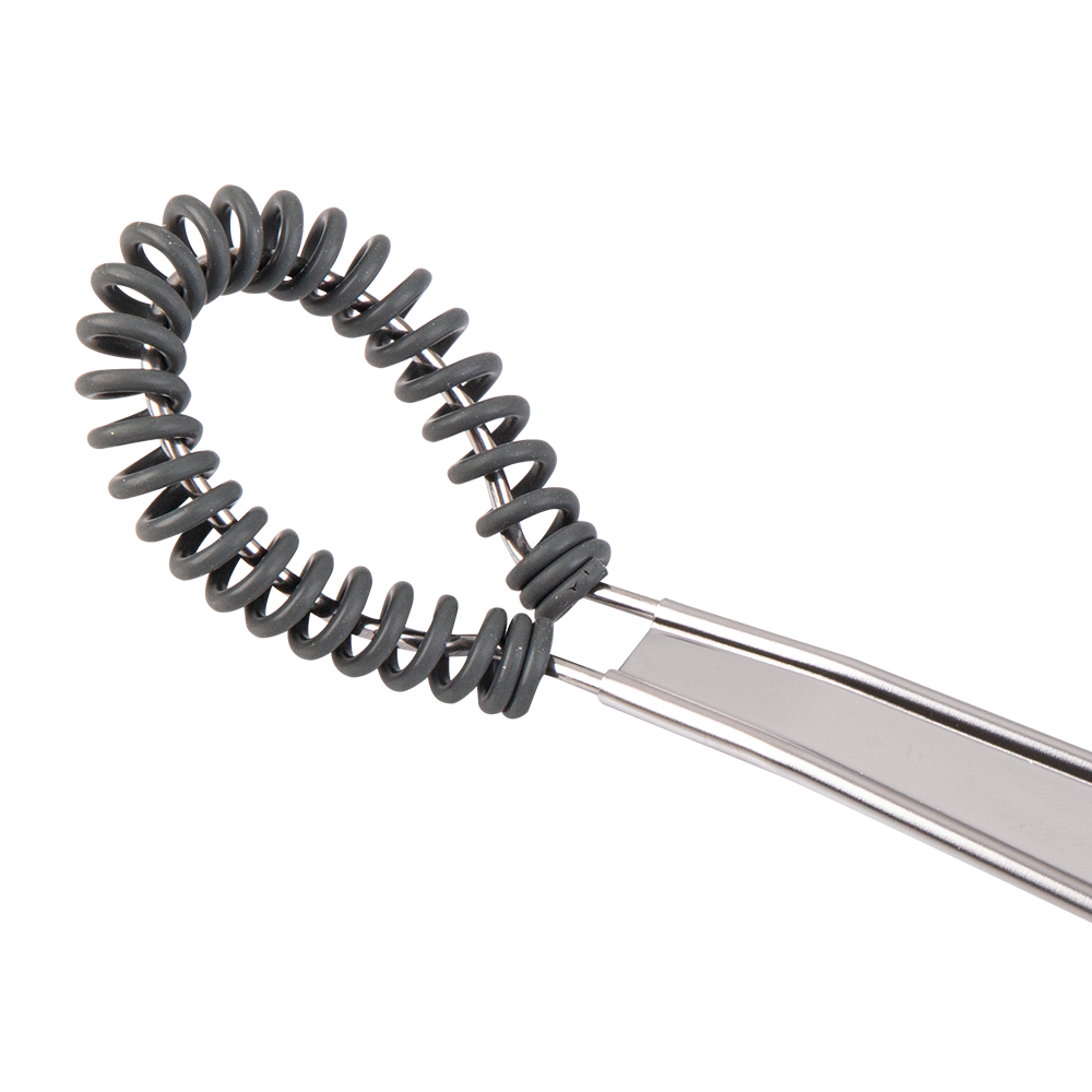 Appetito Silicone Little Gem Sauce Whisk - Charcoal