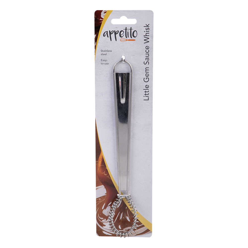 Appetito Stainless Steel Little Gem Sauce Whisk