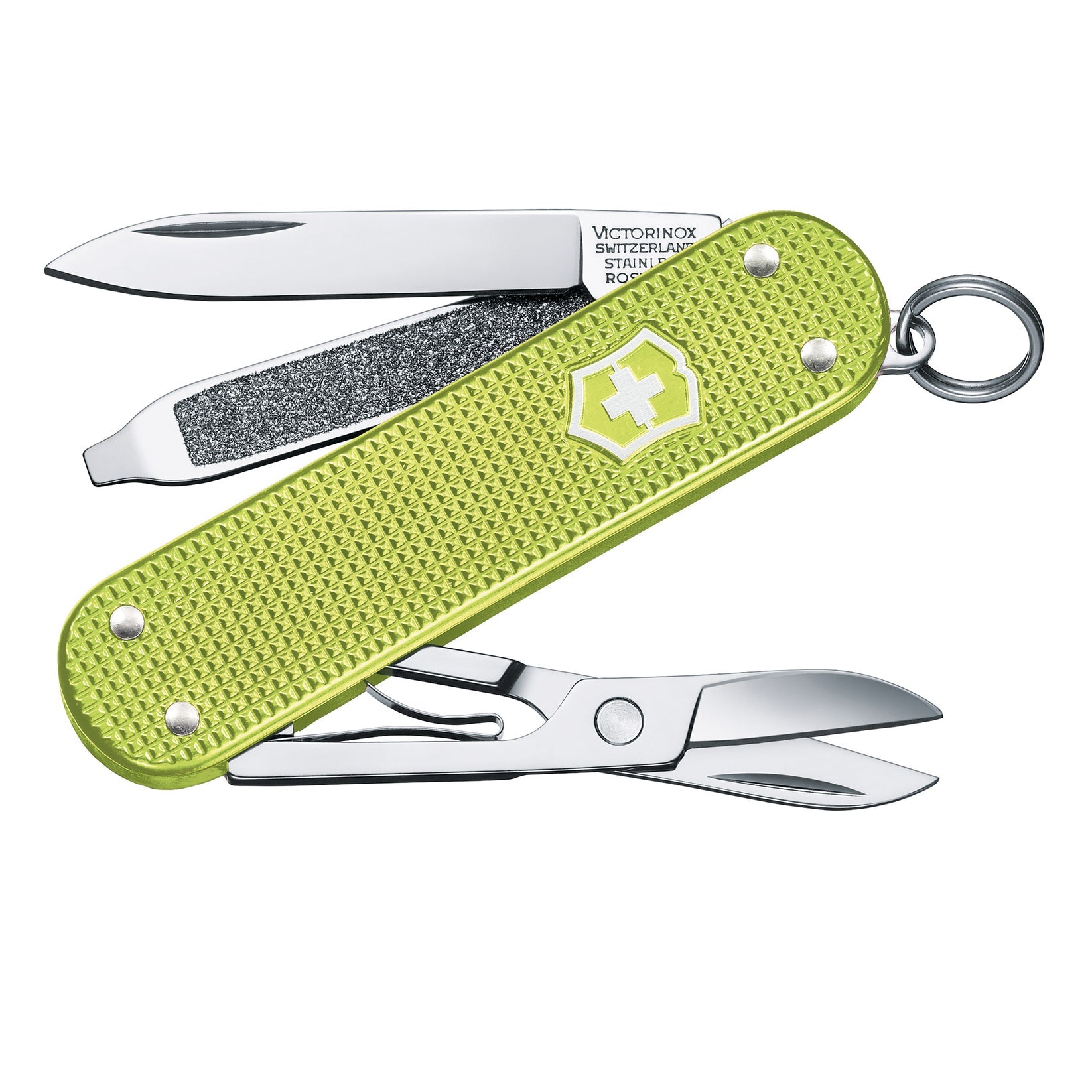 Victorinox Classic SD Alox Swiss Army Knife - Alox Lime Twist