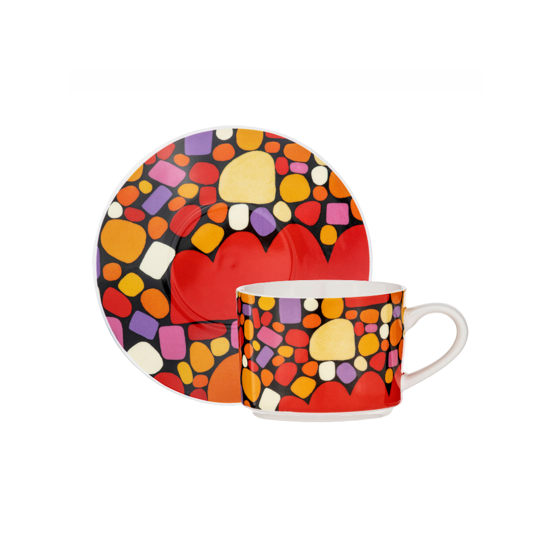 Ashdene Puli Puli Graphite Cup & Saucer