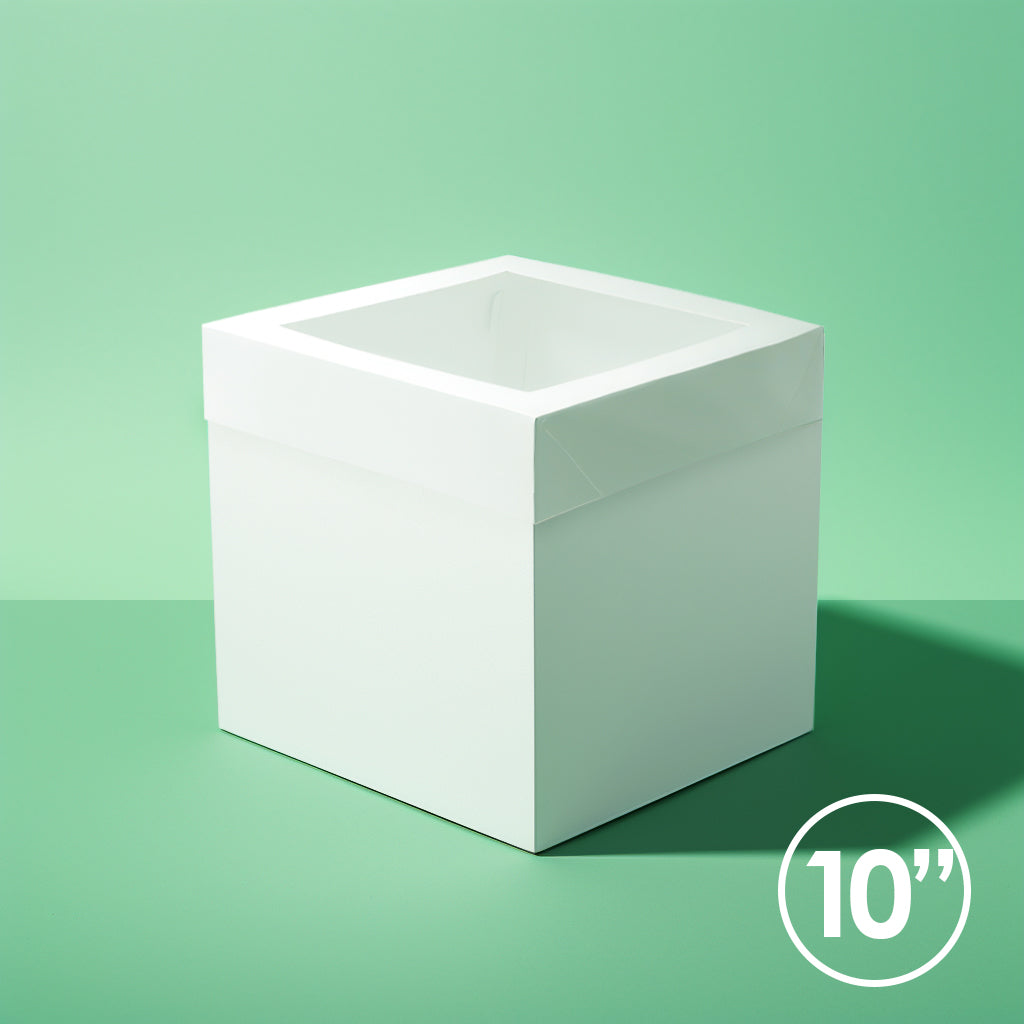 Bake Group Tall Cake Box with Window 10 x 10 x 10in