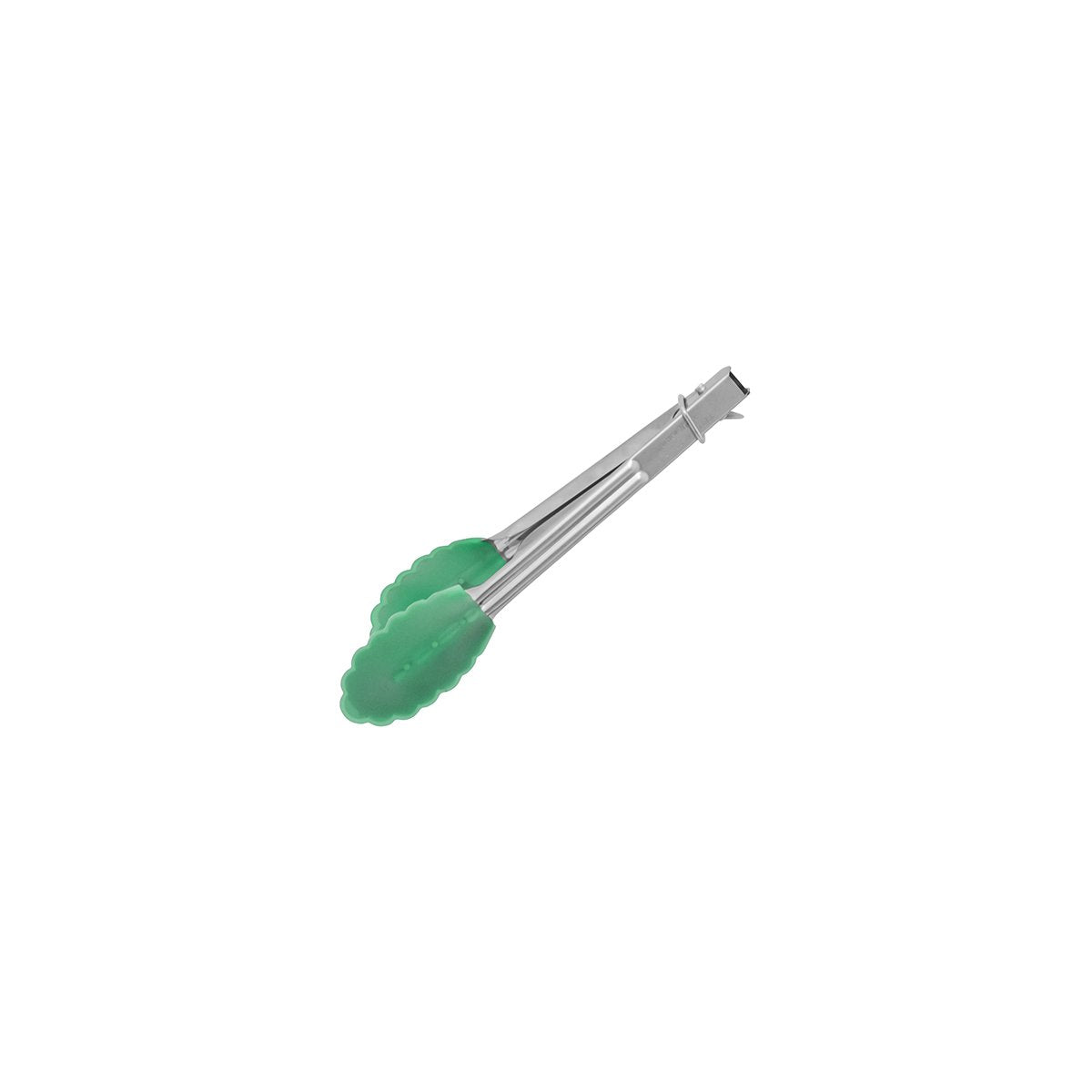 Chef Inox Utility Tong with Green Silicone Head 180mm
