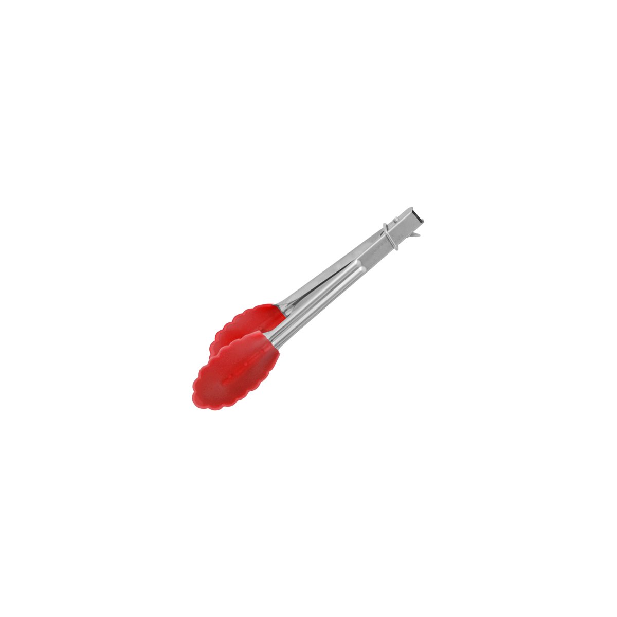 Chef Inox Utility Tong with Red Silicone Head 180mm
