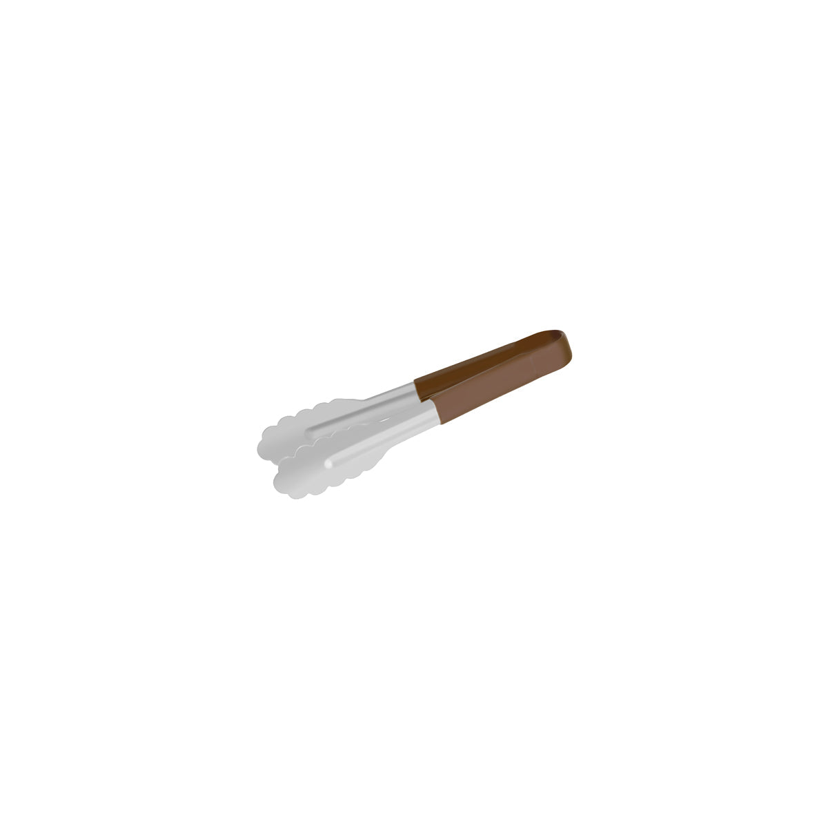 Chef Inox Utility Tong with Brown PVC Handle 230mm