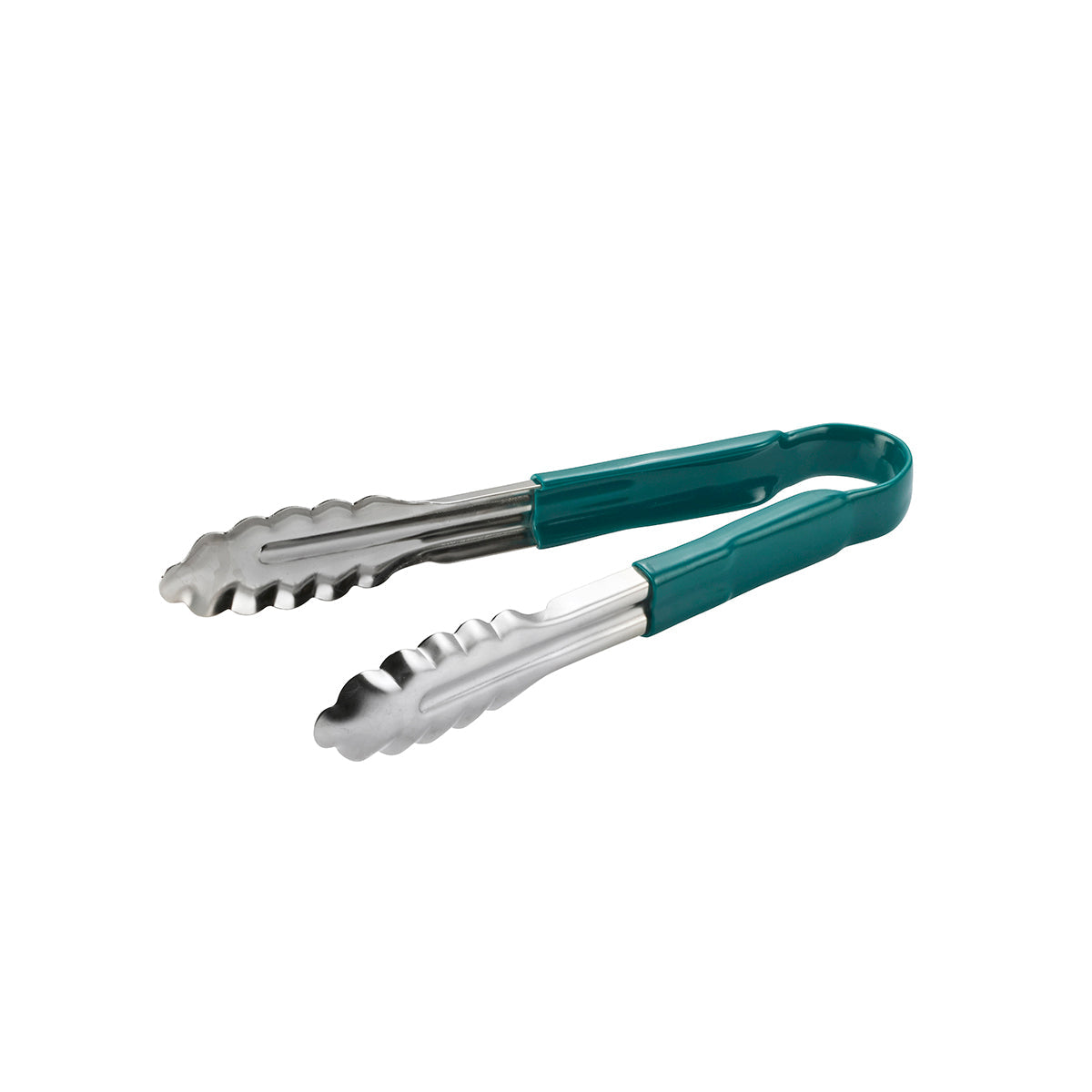 Chef Inox Essentials Tong Stainless Steel Green Handle 230mm