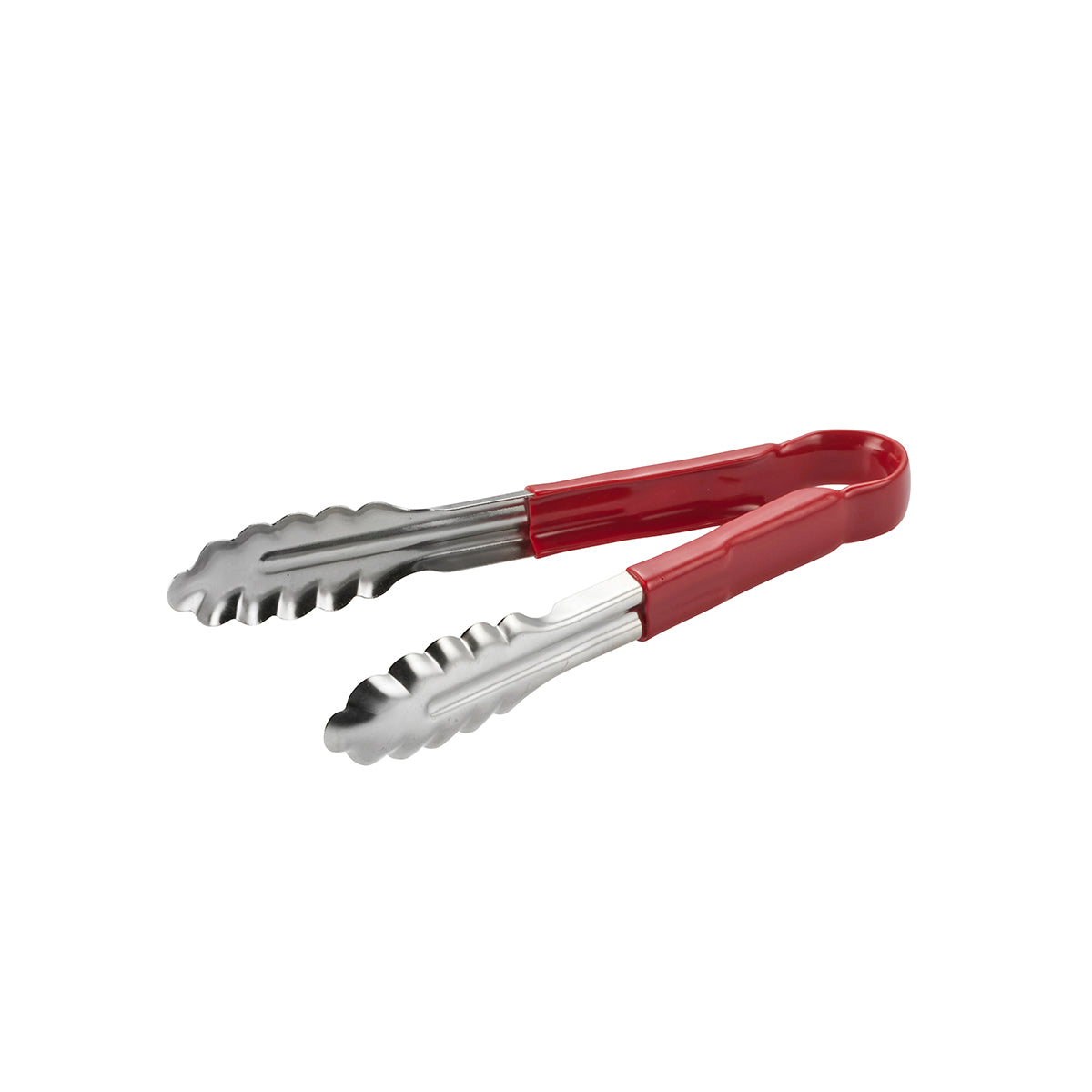 Chef Inox Essentials Tong Stainless Steel Red Handle 230mm