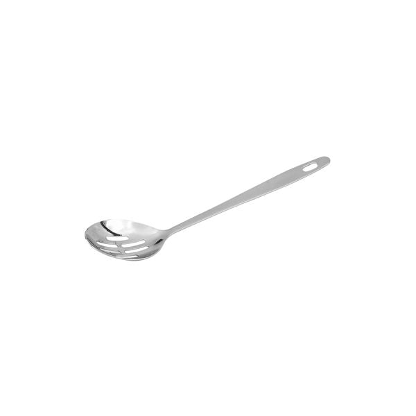 Trenton Spoon - Slotted (300mm - Silver)