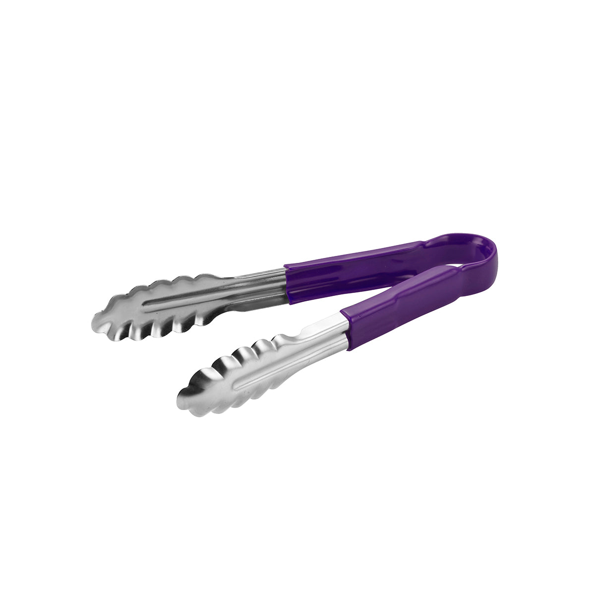 Chef Inox Essentials Tong Stainless Steel Purple Handle 230mm