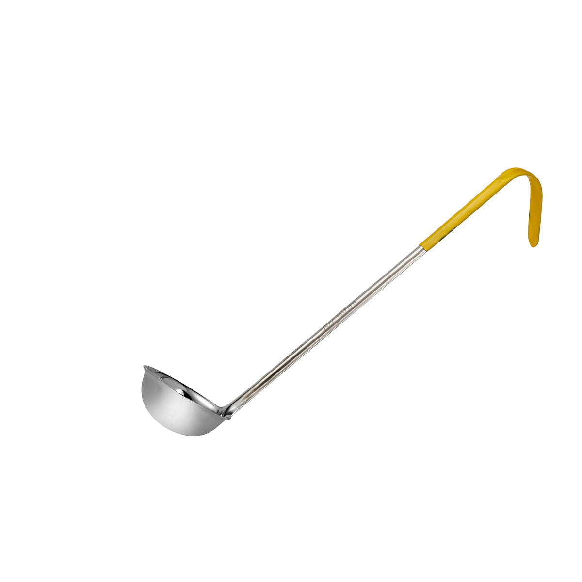 Chef Inox Ladle Stainless Steel Yellow Handle 90ml