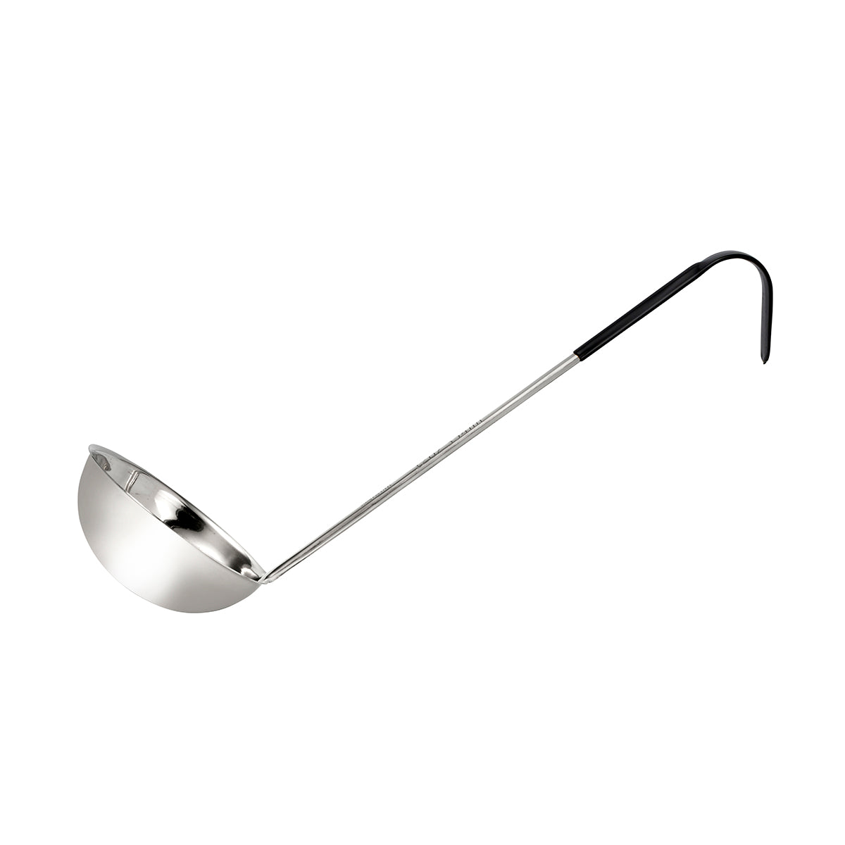 Chef Inox Ladle Stainless Steel Black Handle 360ml