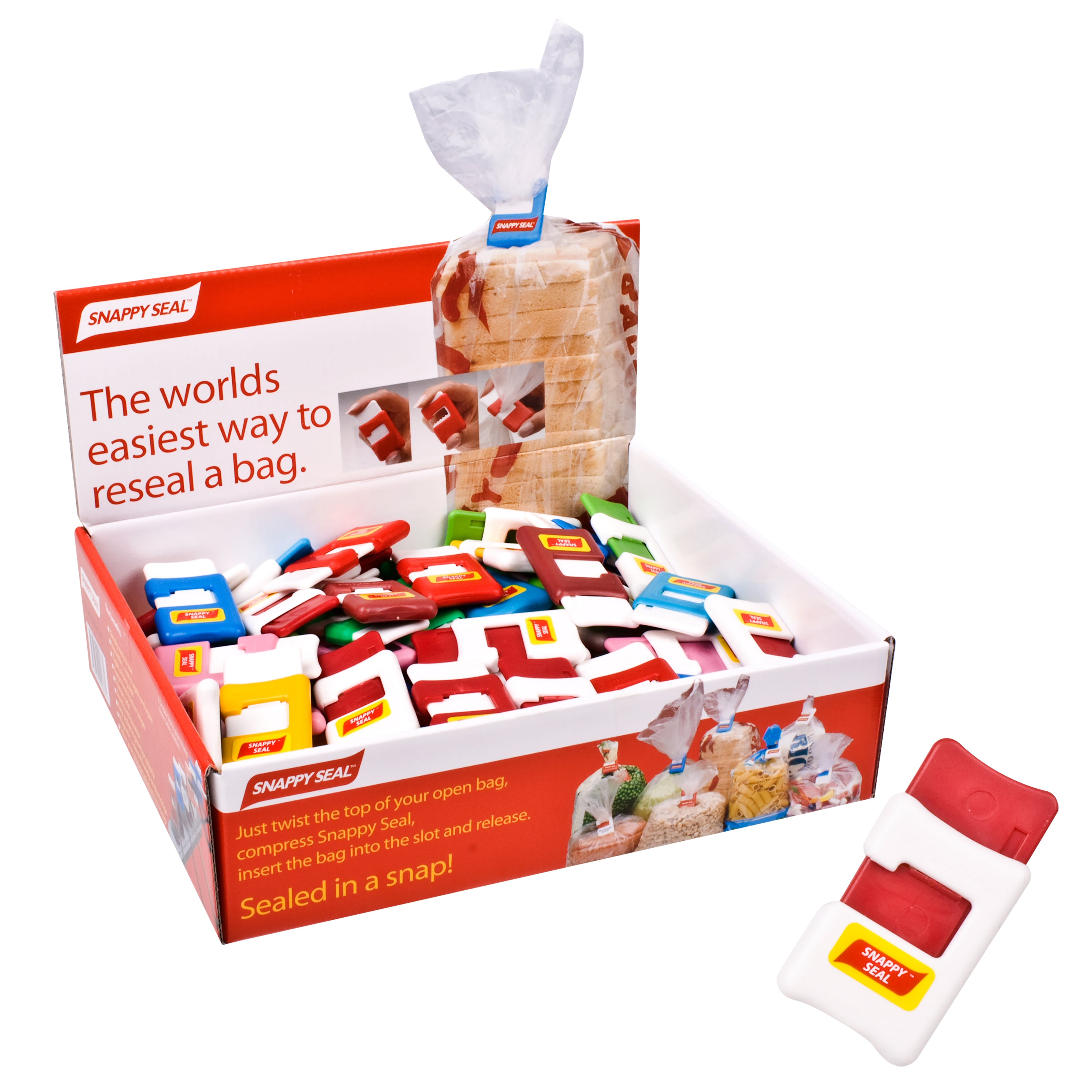 Snappy Seal Reusable Bag Sealer Clip