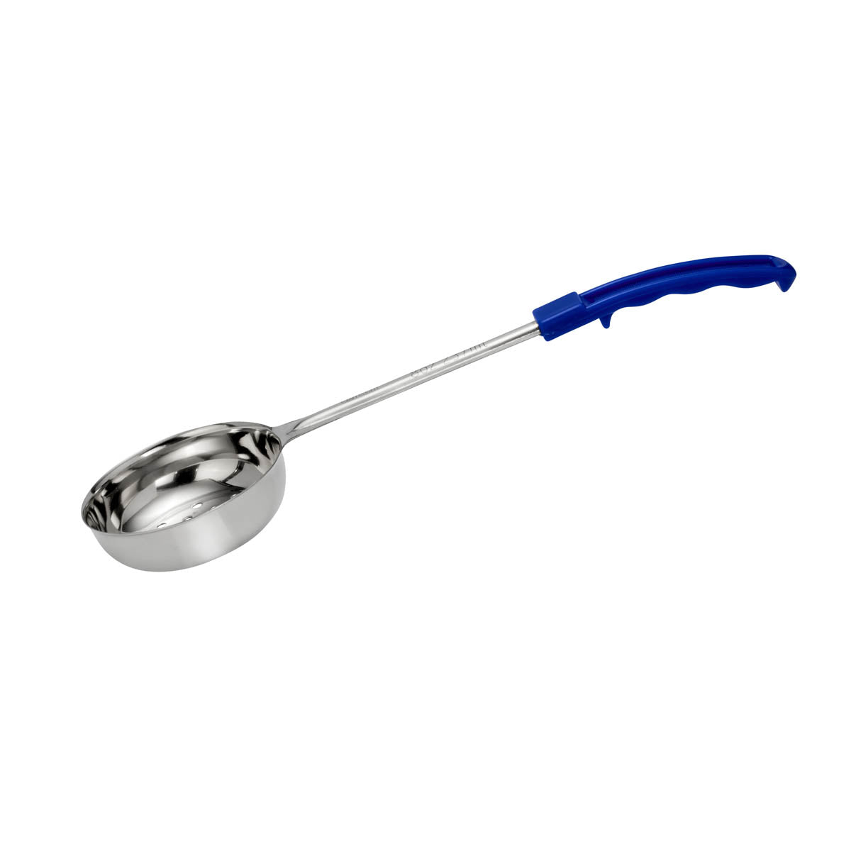 Chef Inox Food Portioner Perforated Stainless Steel Blue Handle 240ml/8oz