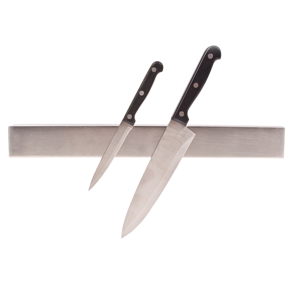 Appetito Magnetic Stainless Steel Knife Rack 40cm