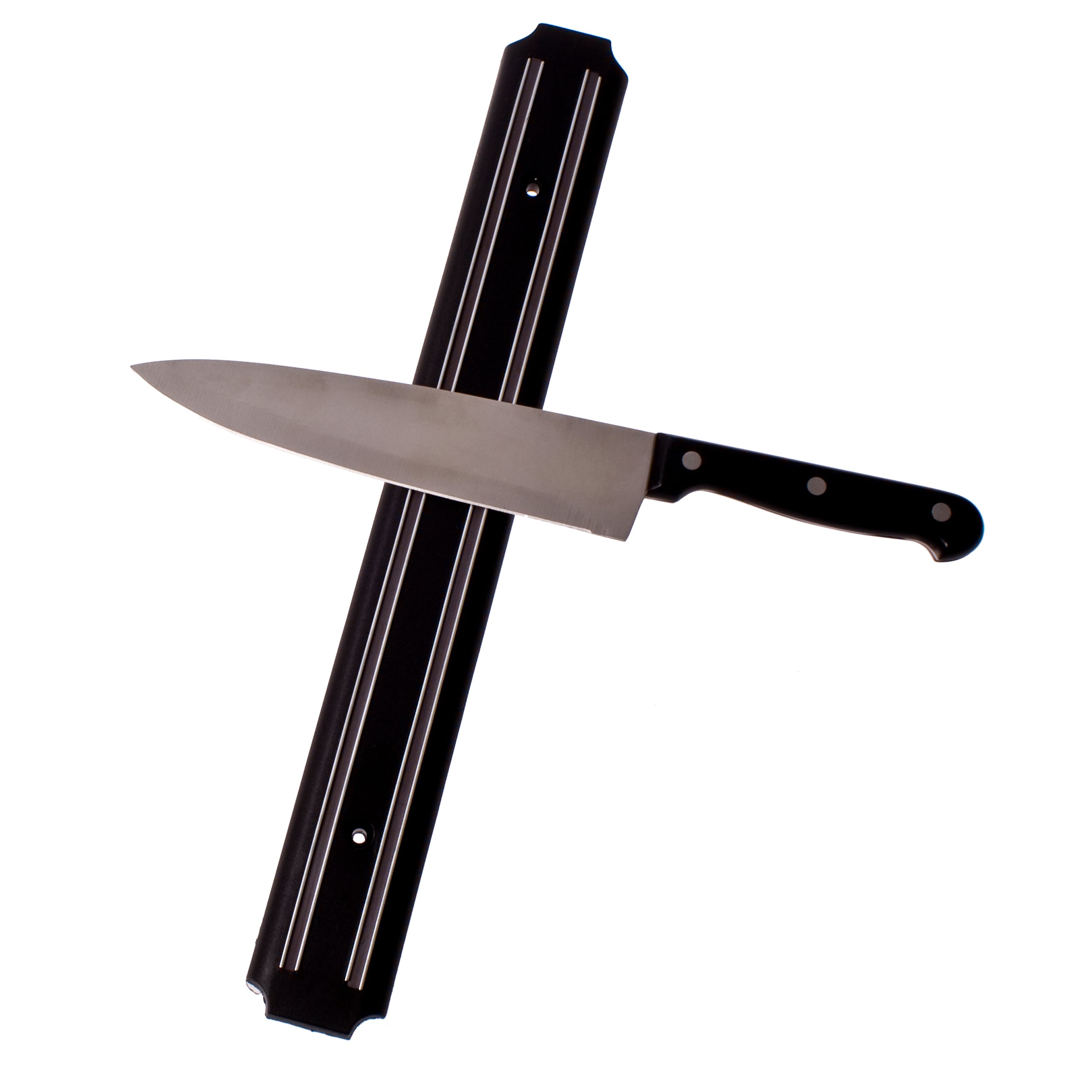 Appetito Magnetic Knife Rack 38cm – Black