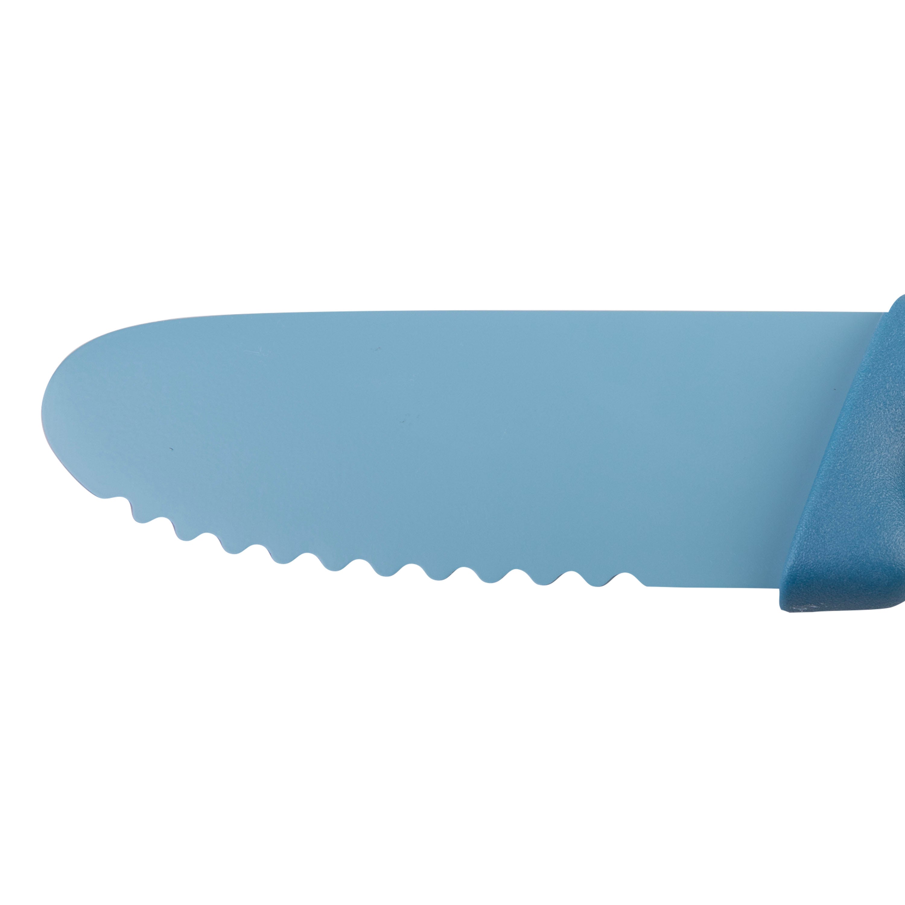 Appetito Kid’s Serrated Safety Knife – Blue