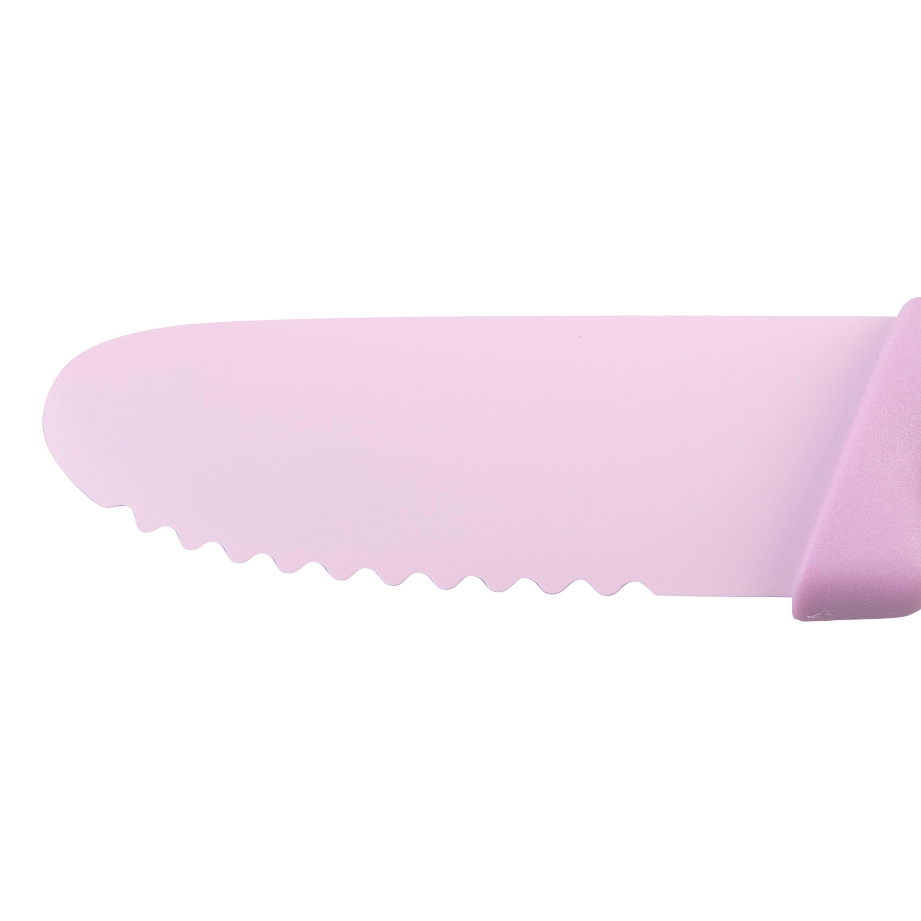 Appetito Kid’s Serrated Safety Knife – Pink