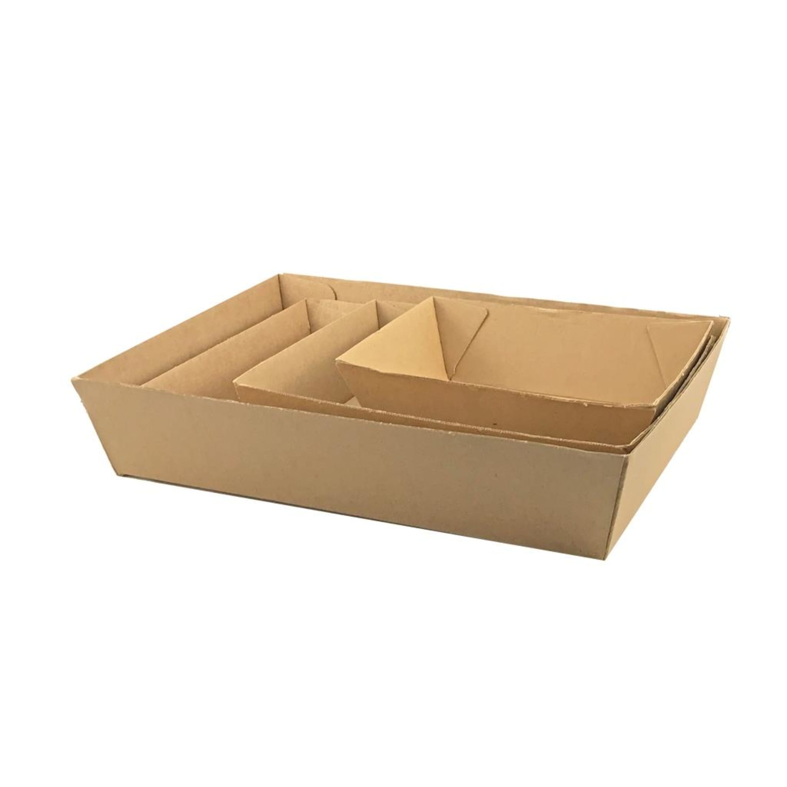 Catering Collection Food Tray Kraft #3 180x135x45mm Corrugated