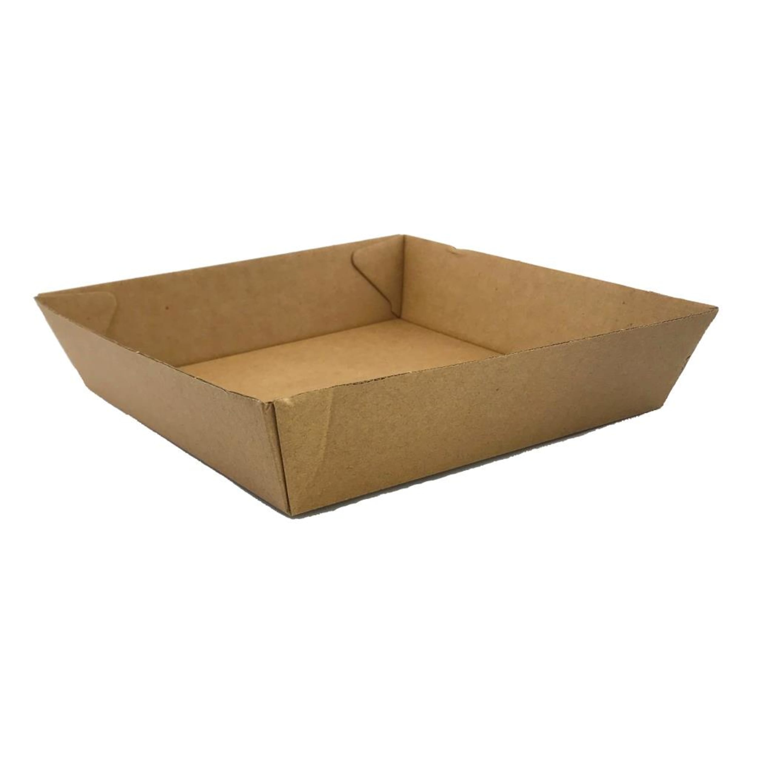 Catering Collection Food Tray Kraft #2 180x180x45mm Corrugated