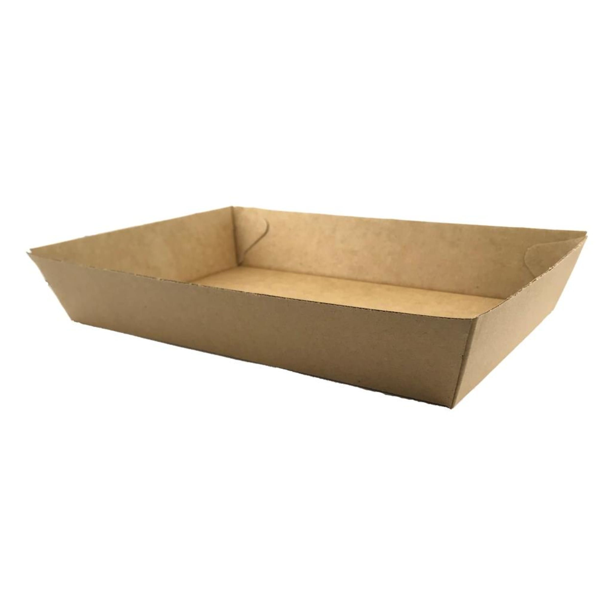 Catering Collection Food Tray Kraft #4 225x152x45mm Corrugated