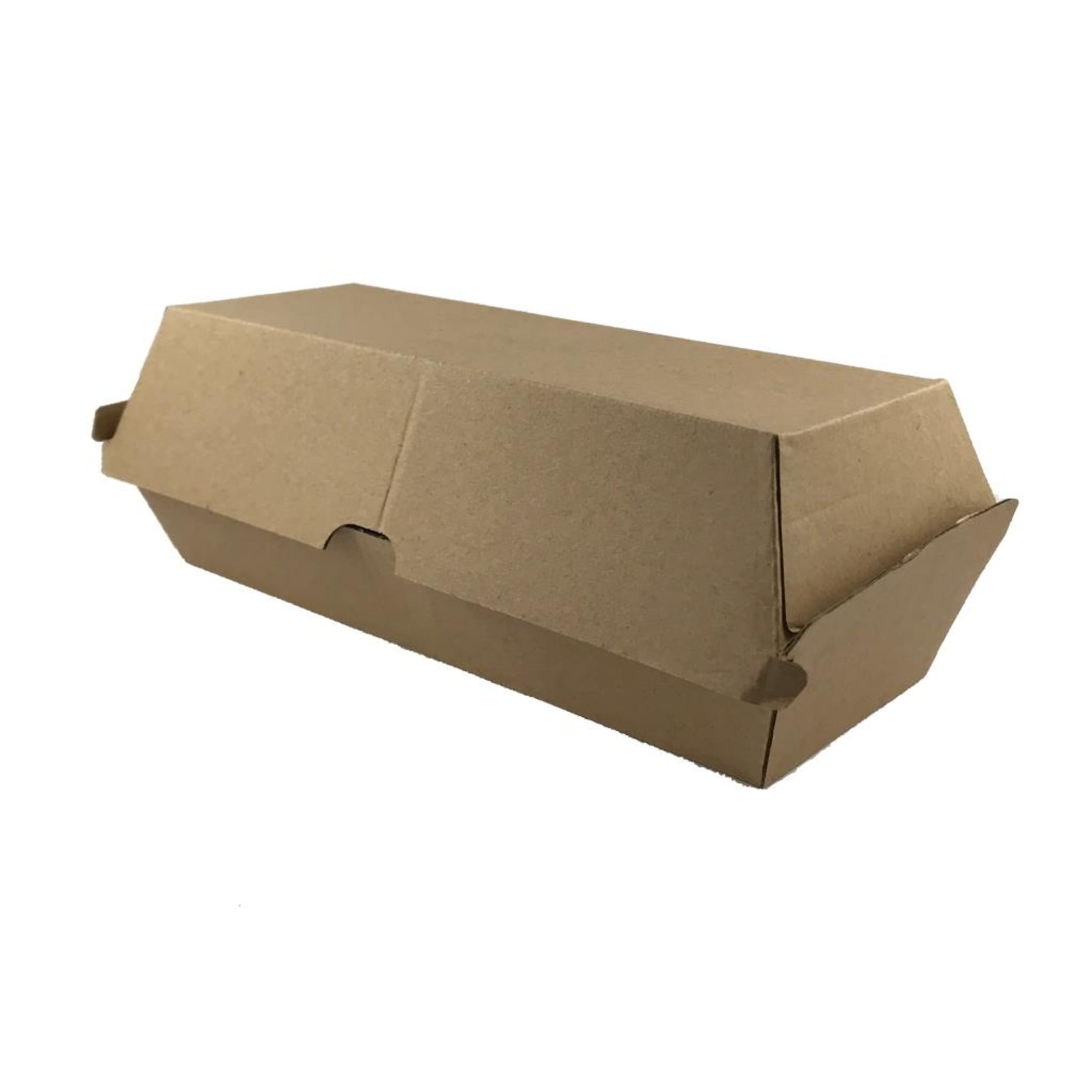 Catering Collection Hot Dog Box Kraft 210x70x75mm Corrugated