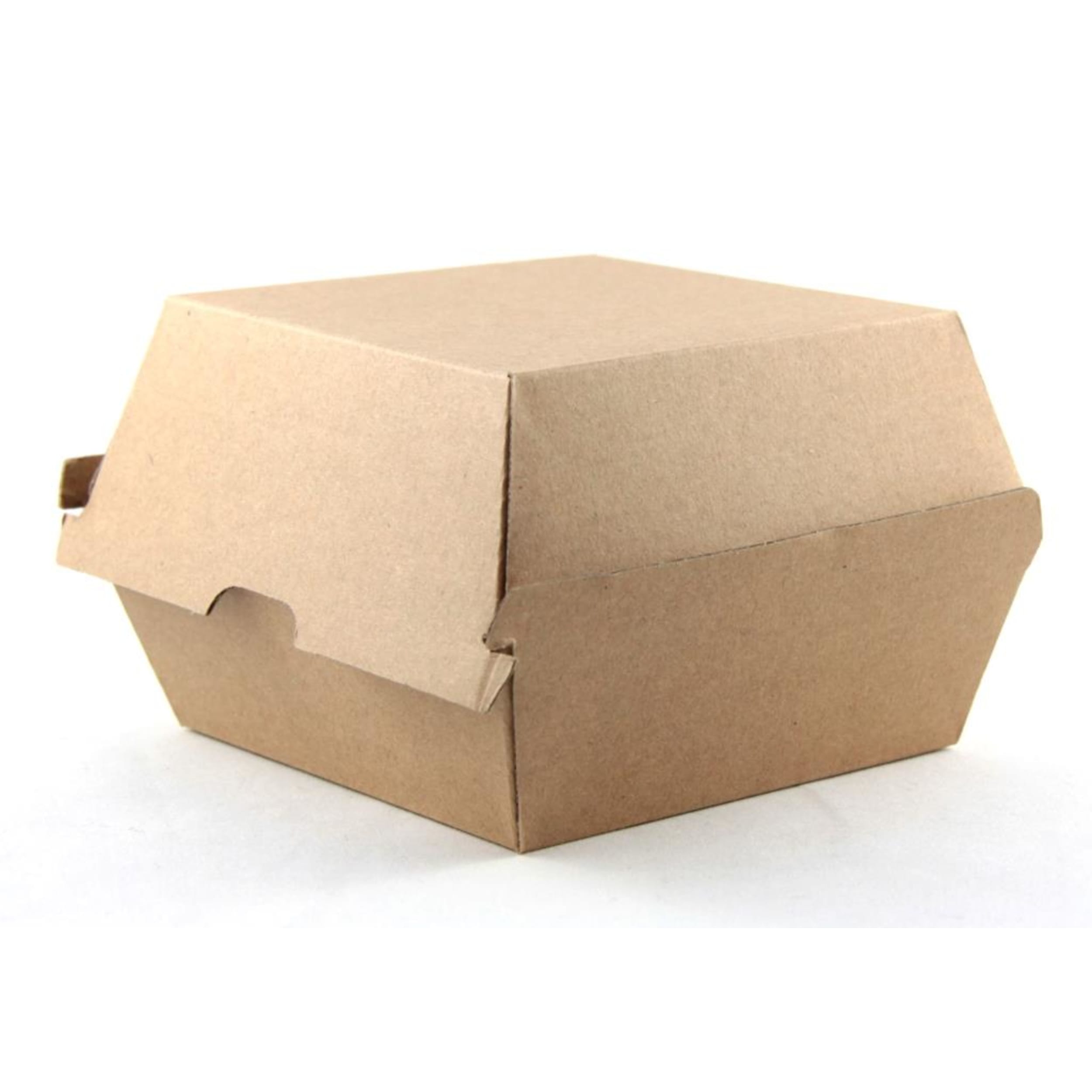 Catering Collection Burger Box Kraft 102x105x80mm Corrugated