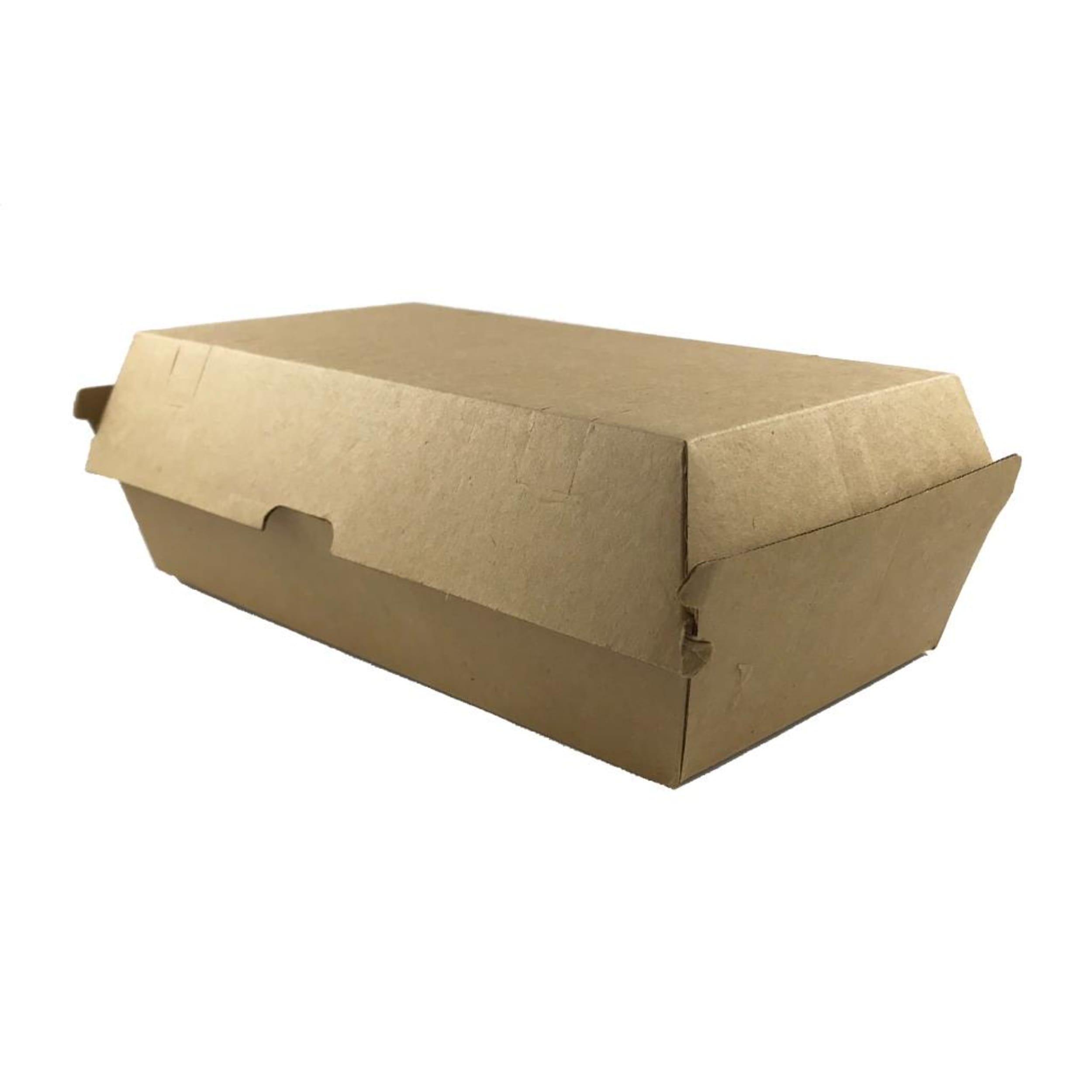 Catering Collection Large Snack Box Kraft 210x108x80mm Corrugated