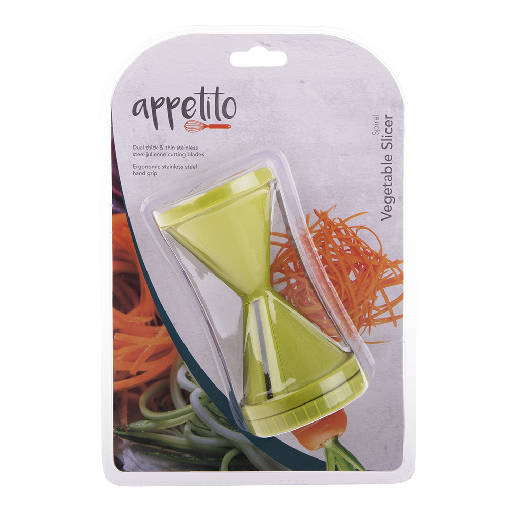 Appetito Spiral Vegetable Slicer - Green