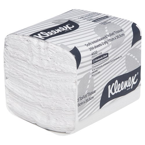 Kleenex Interleaf Toilet Tissue 2 Ply 9000 Sheets