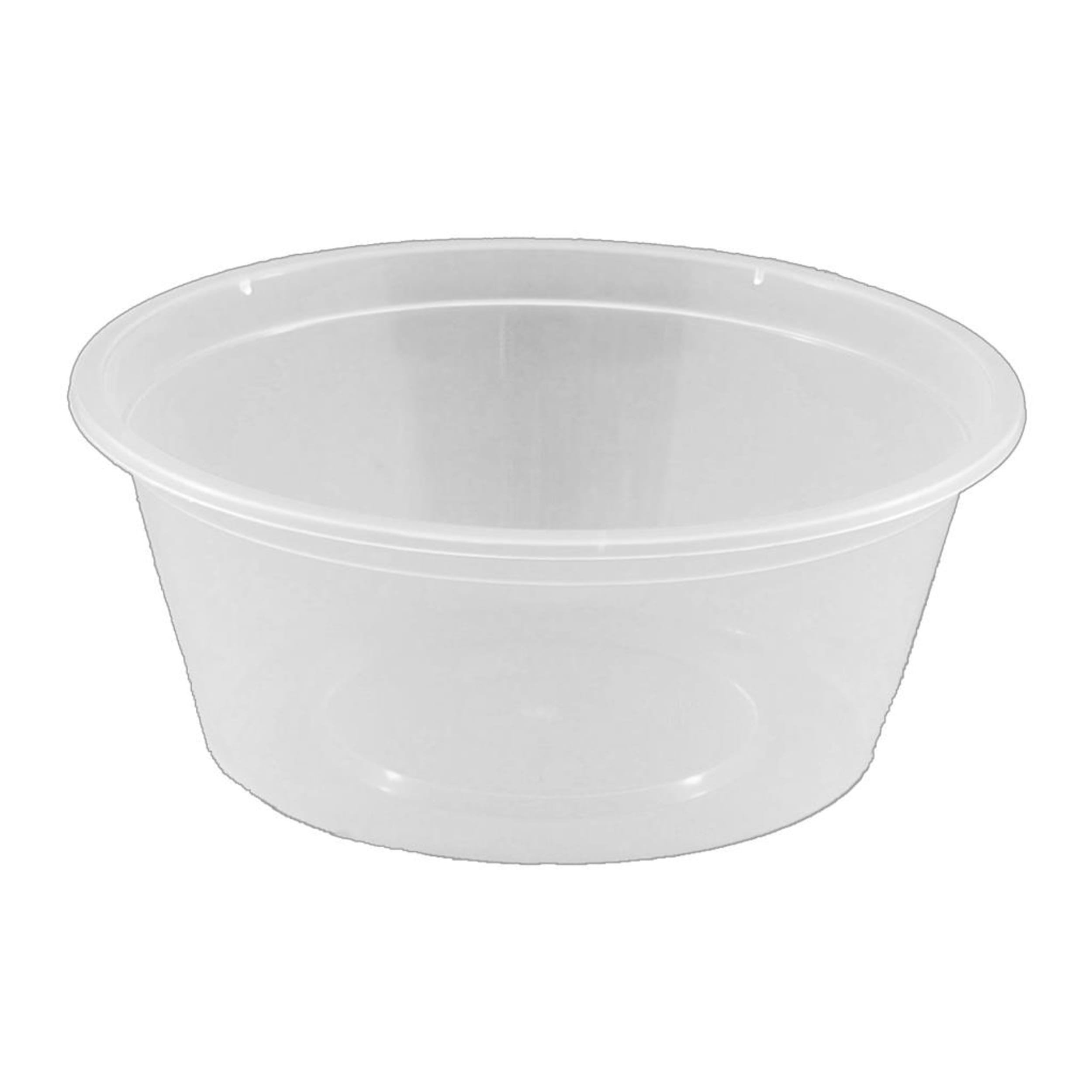 Catering Collection Round Disposable Food Container 280ml PP Clear