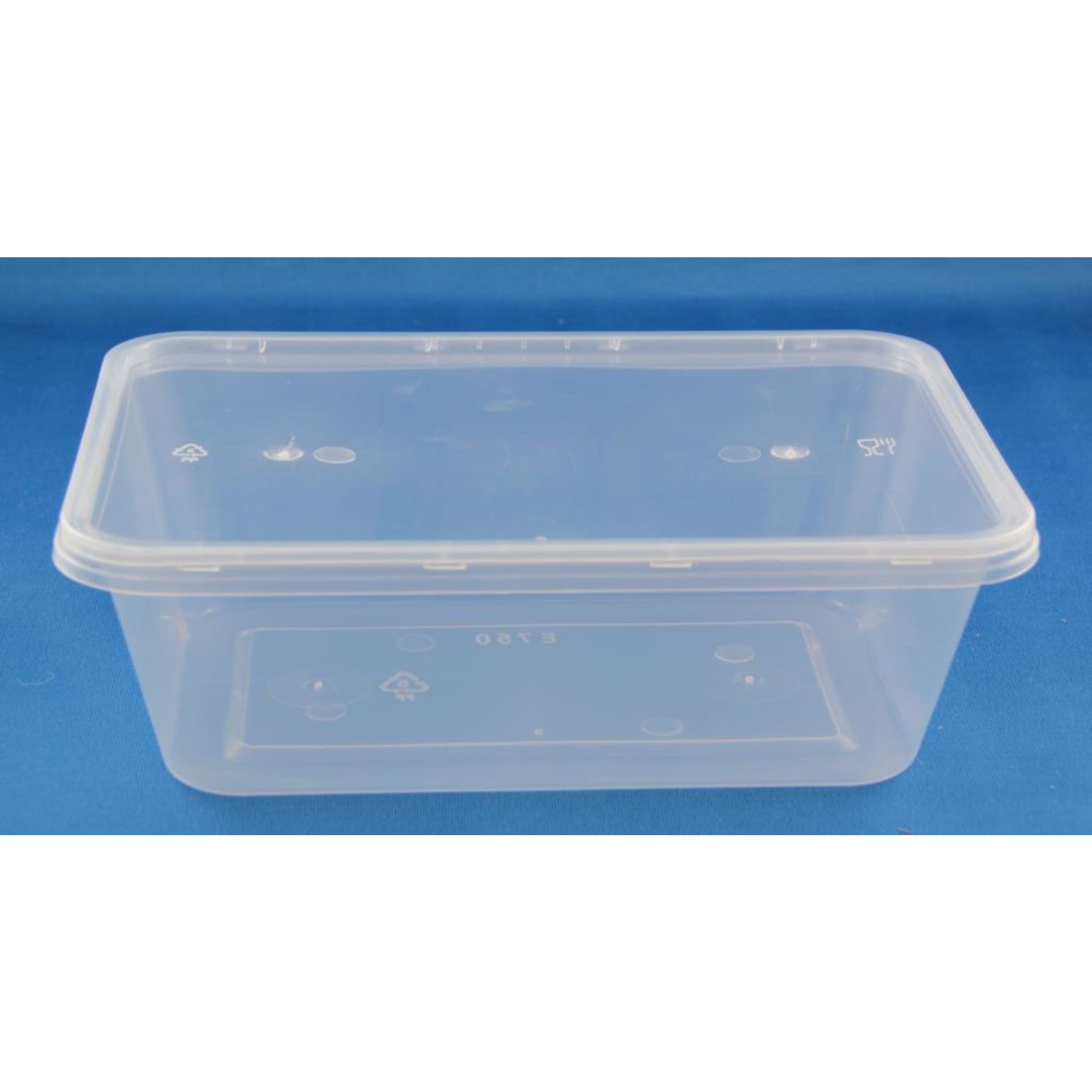 Catering Collection Lid Rect. Flat Plastic PP Clear