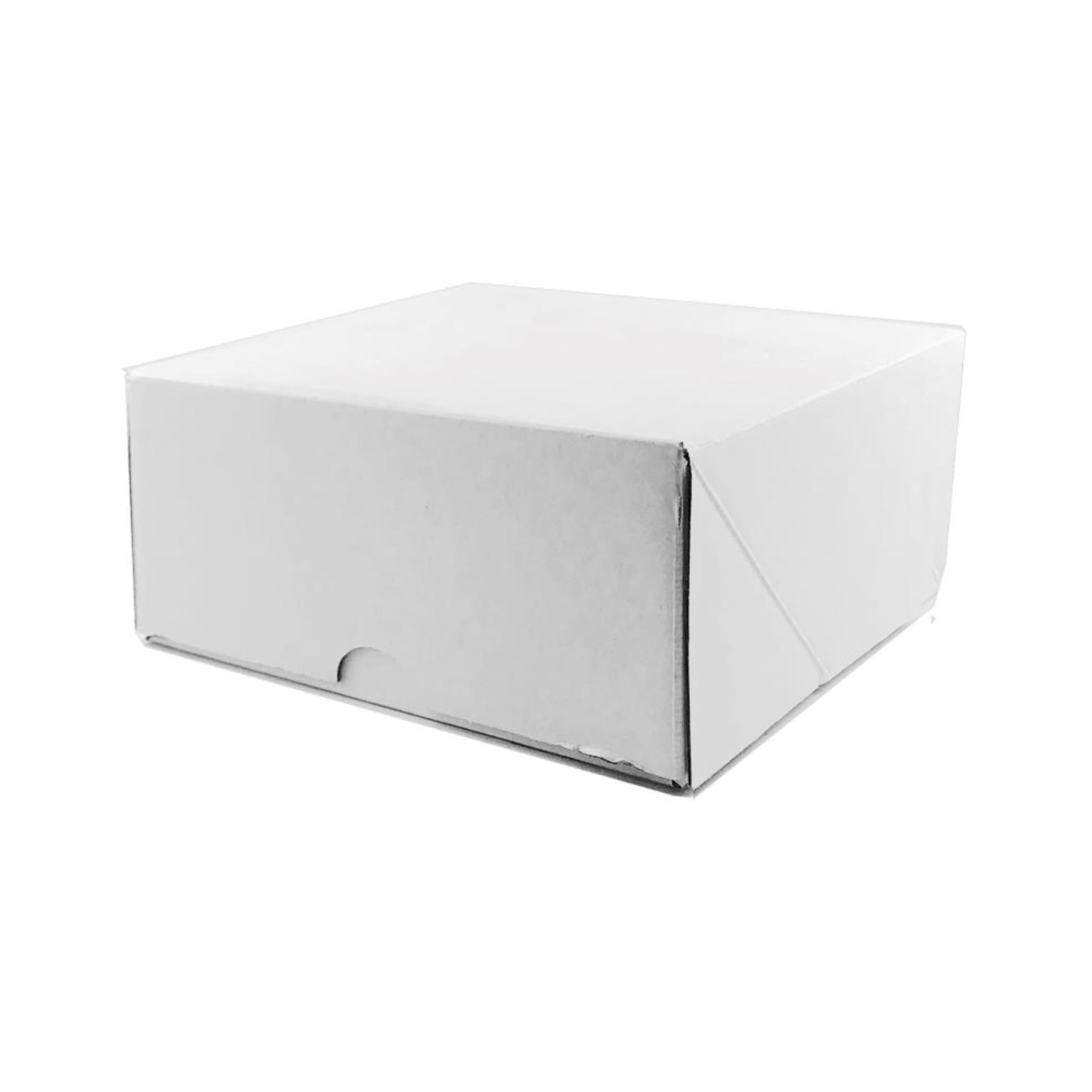 Catering Collection Cake Box White (155x155x75mm) Corrugated