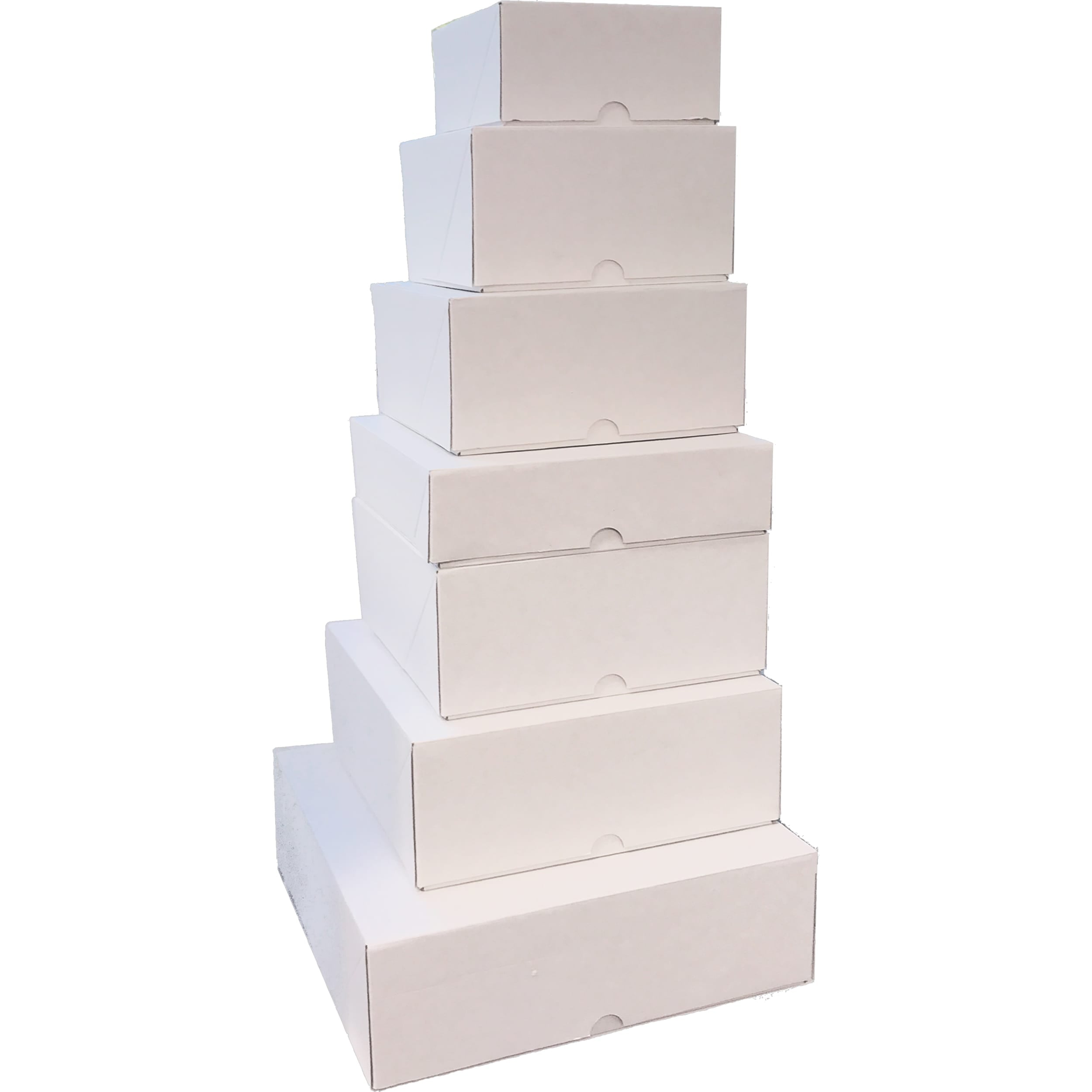 Catering Collection Cake Box White (180x180x105mm) Corrugated