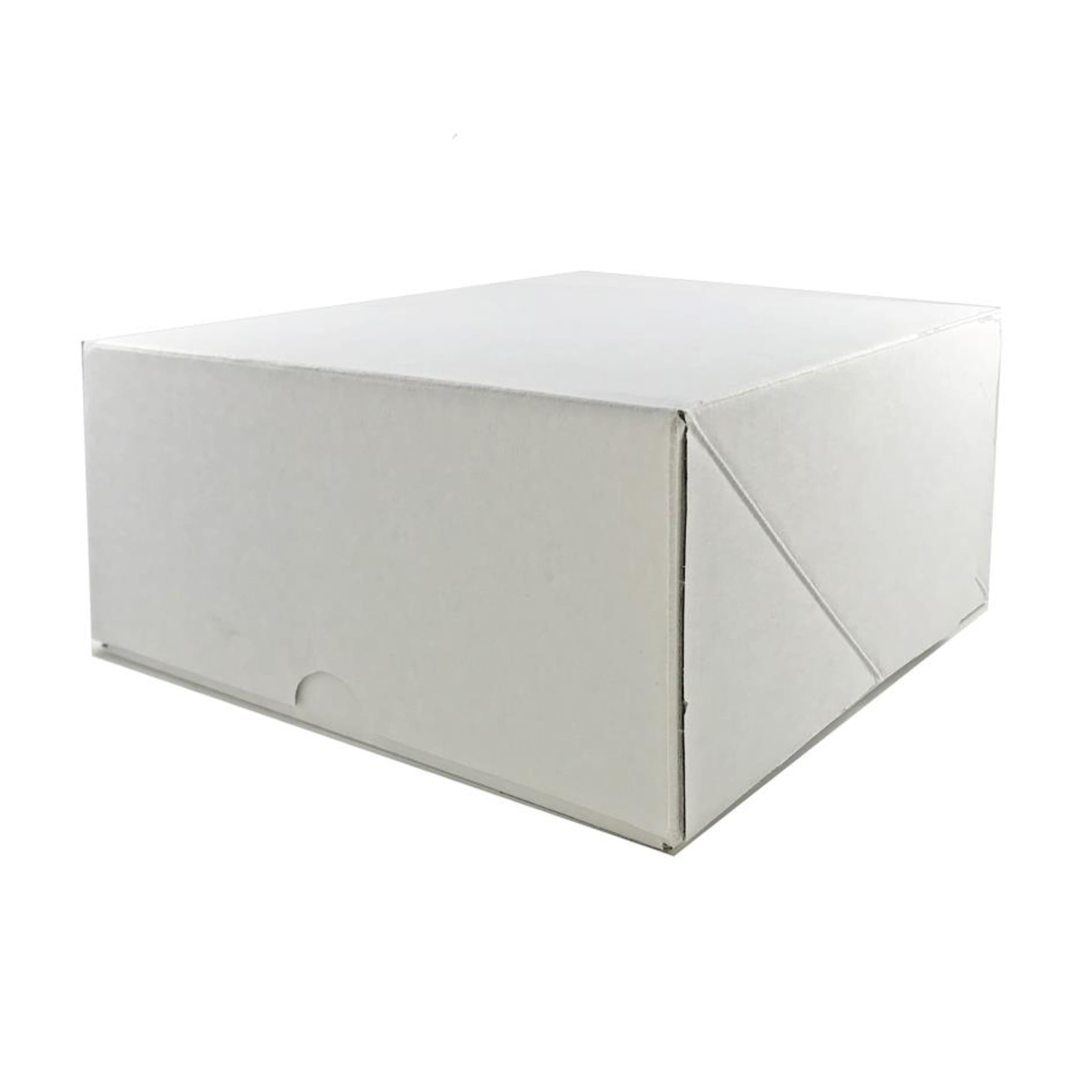 Catering Collection Cake Box White (180x180x105mm) Corrugated