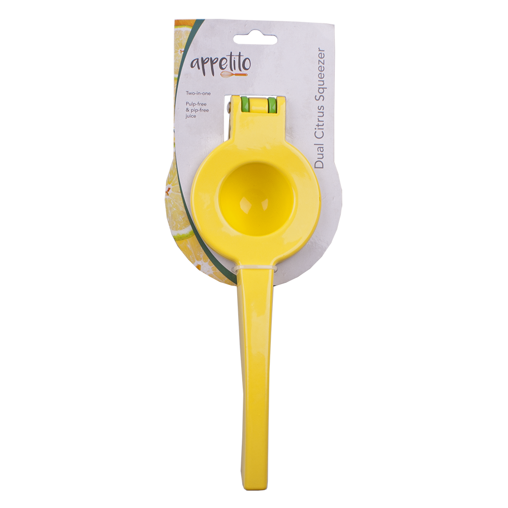 Appetito Dual Citrus Squeezer  - Yellow/Green