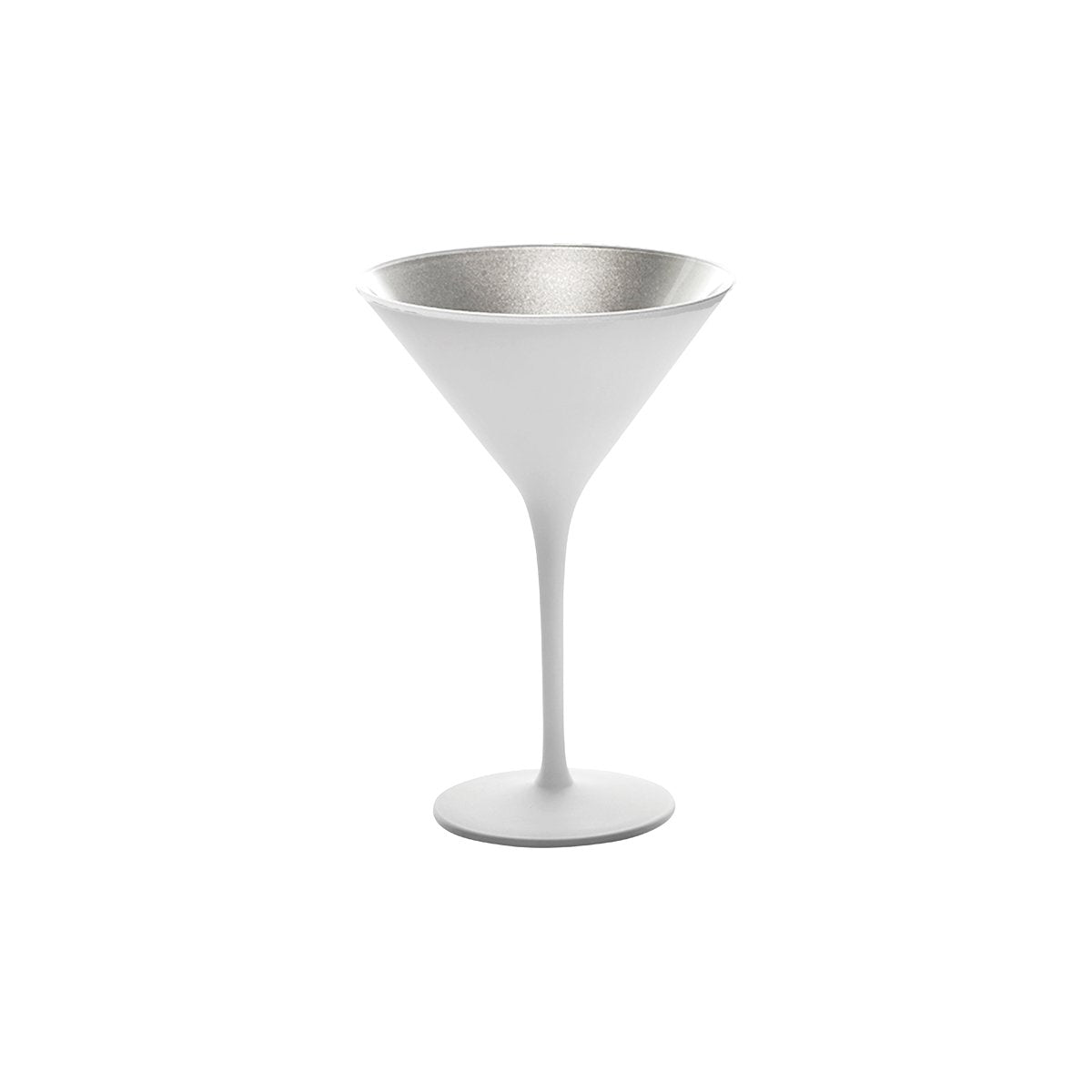 Stolzle Olympic Martini & Cocktail Silver & Matt White 240ml