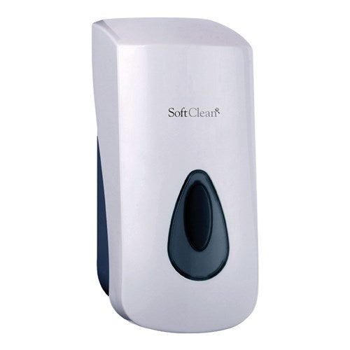 SoftClean Manual Soap Dispenser – White (Suits Liquid Refill Pods)